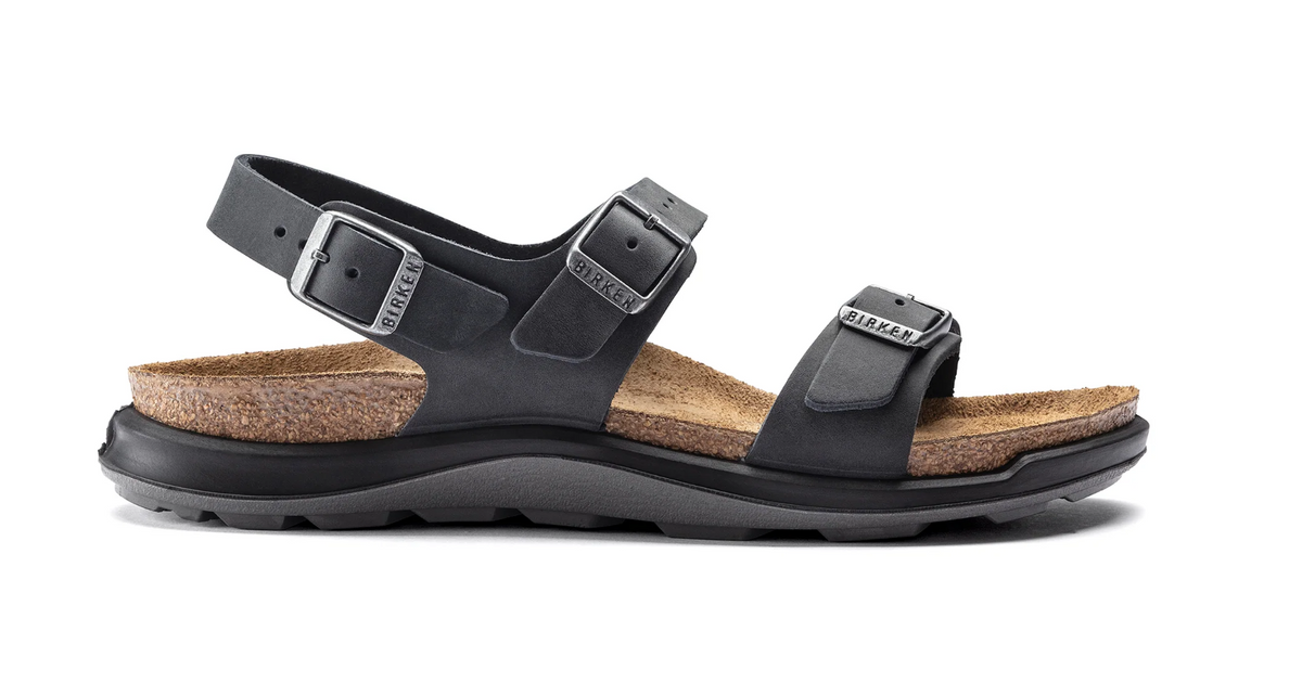 Birkenstock Sonora Women's Oiled Leather Sandals - Black Regular