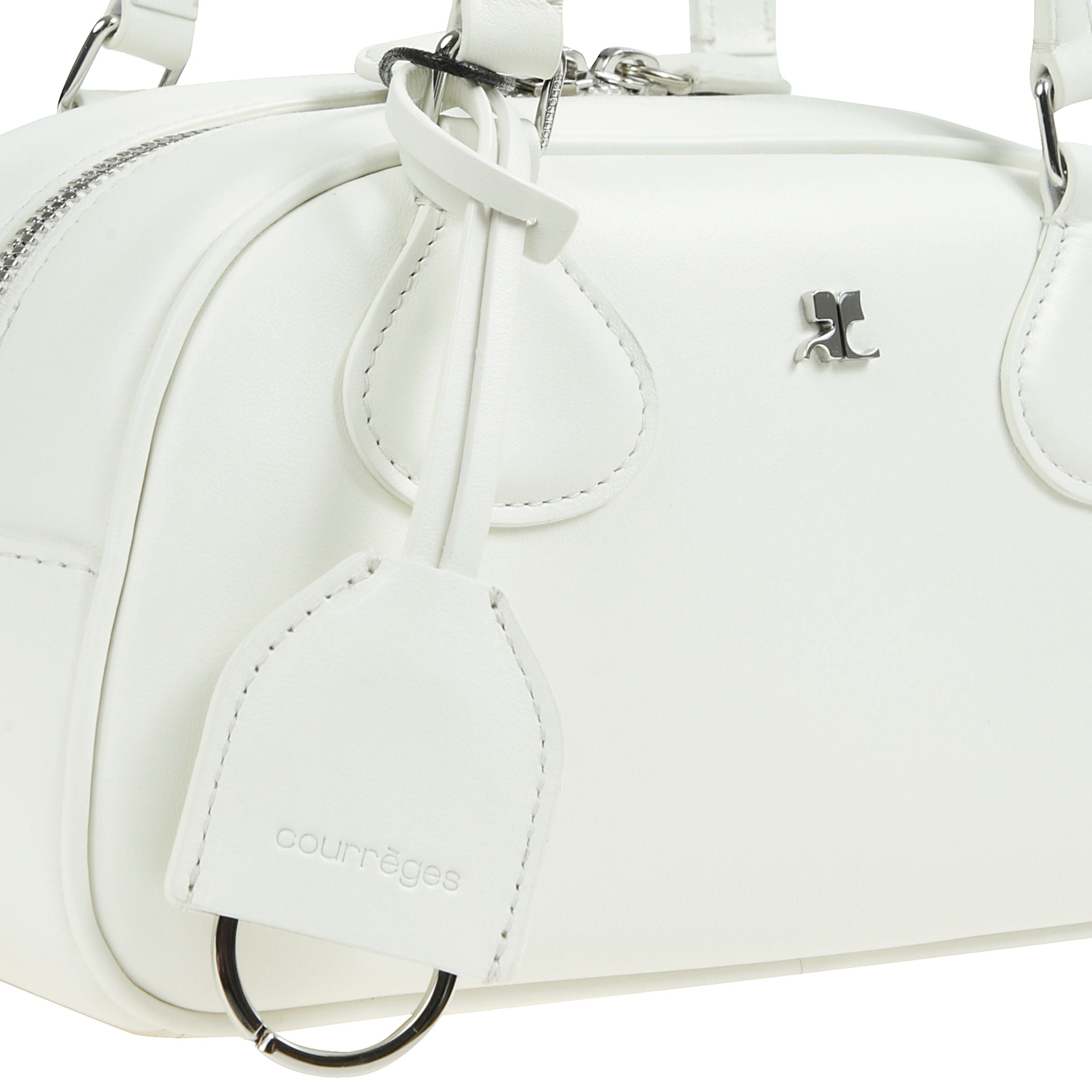 Borsa friday bowling a tracolla regolabile e rimovibile con chiusura a doppio cursore zip.