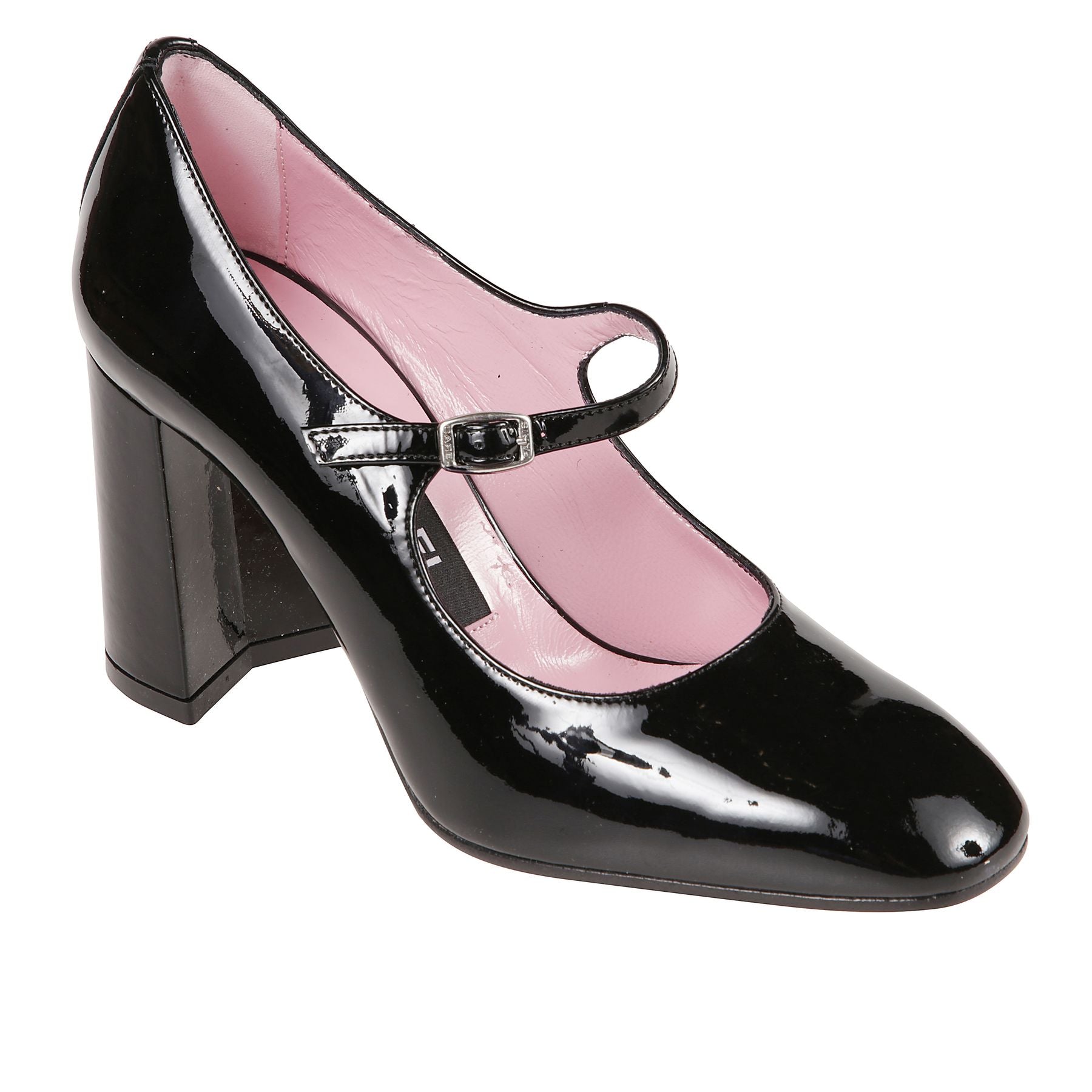 Nappa leather-black patent leather