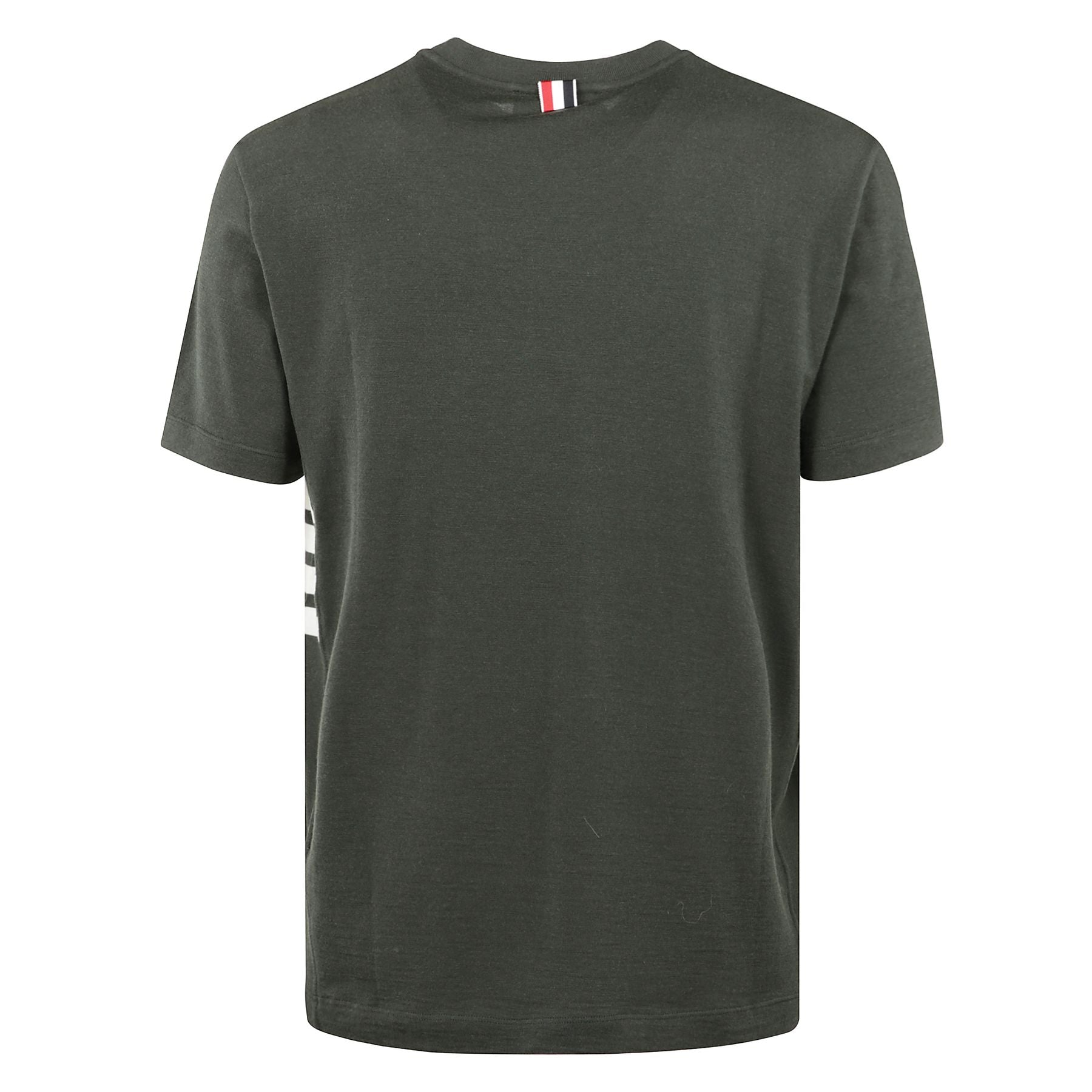 T-shirt in jersey di lana, con iconico dettaglio logo a 4 barre