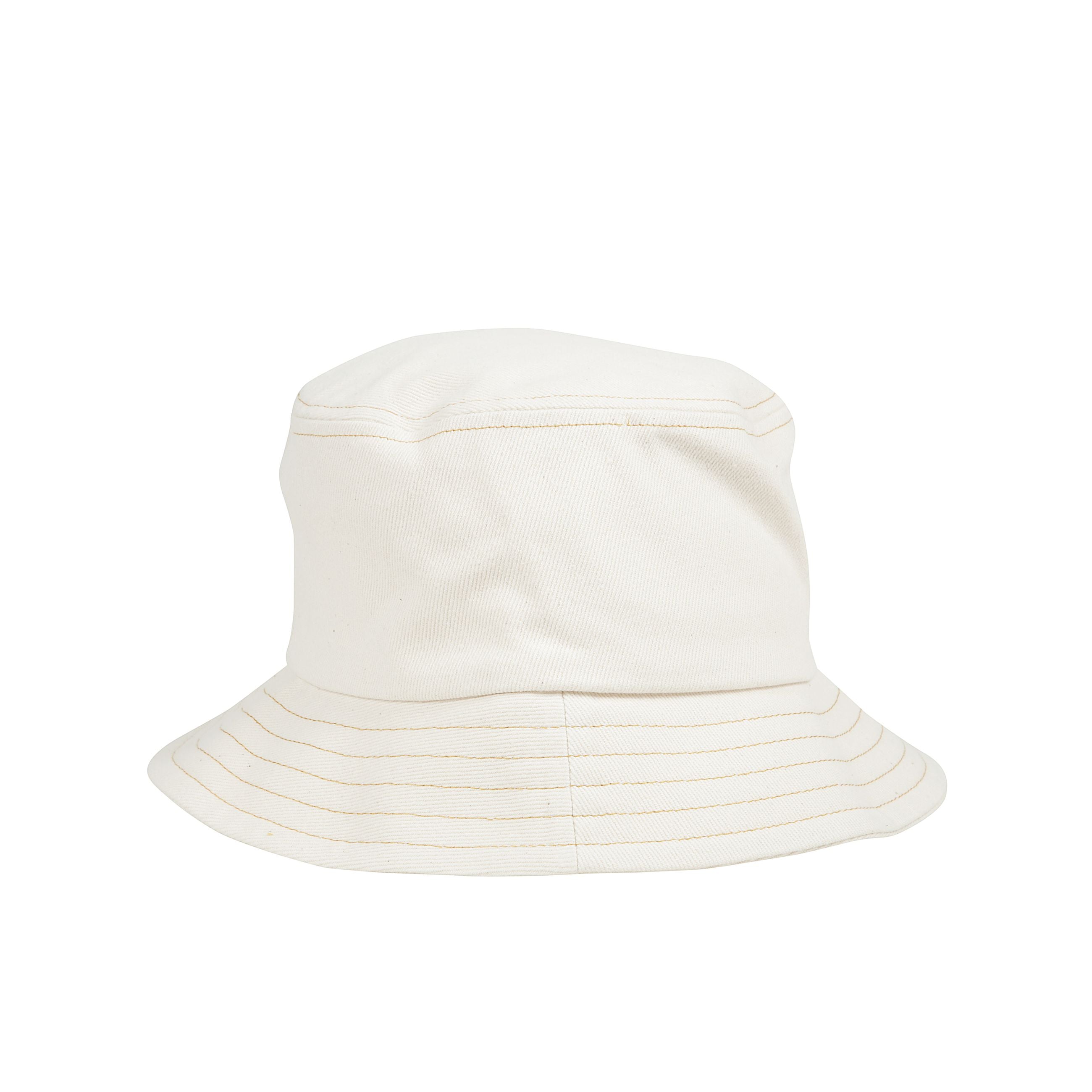 Cappello a secchiello con ricamo ami de coeur in cotone