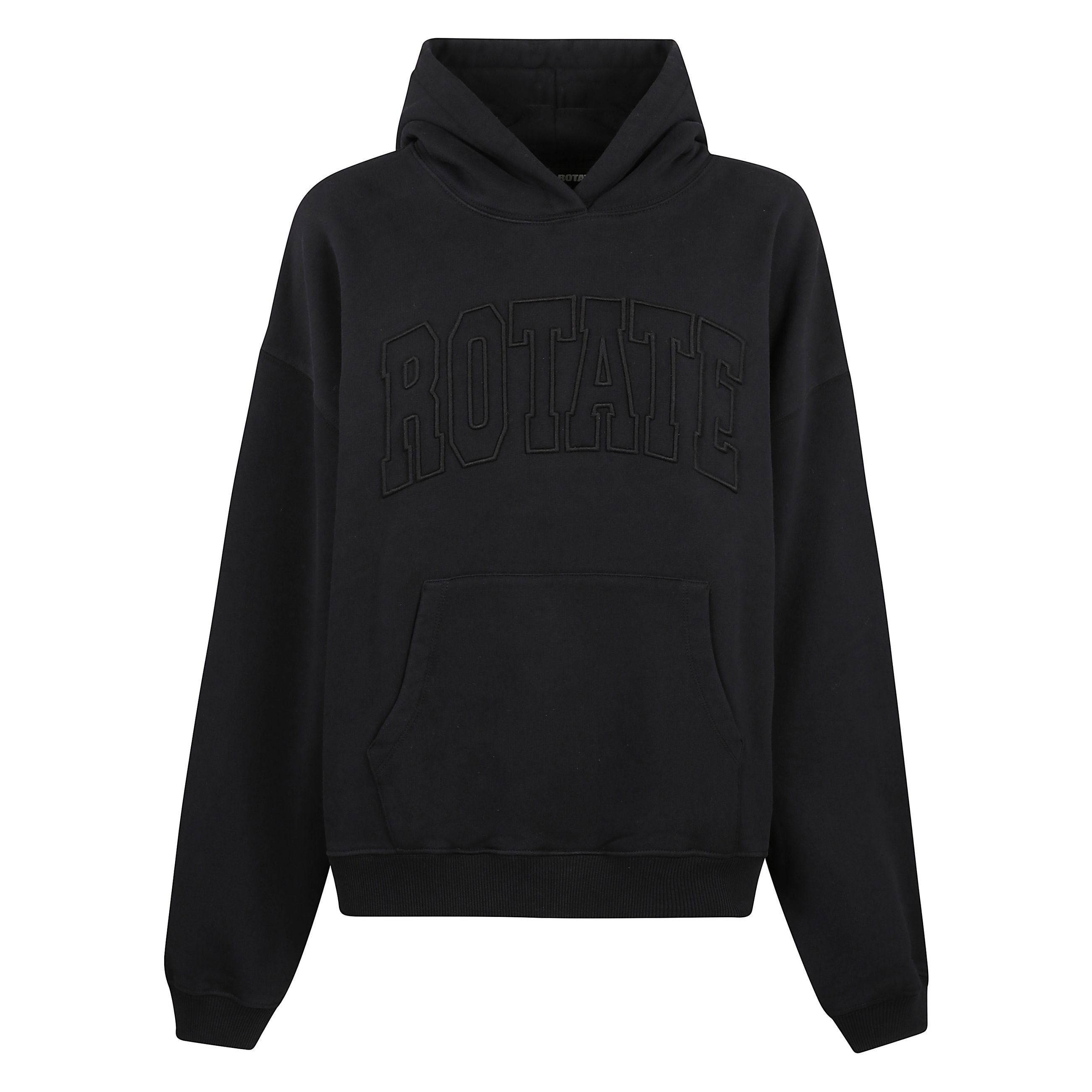 Felpa in cotone con cappuccio