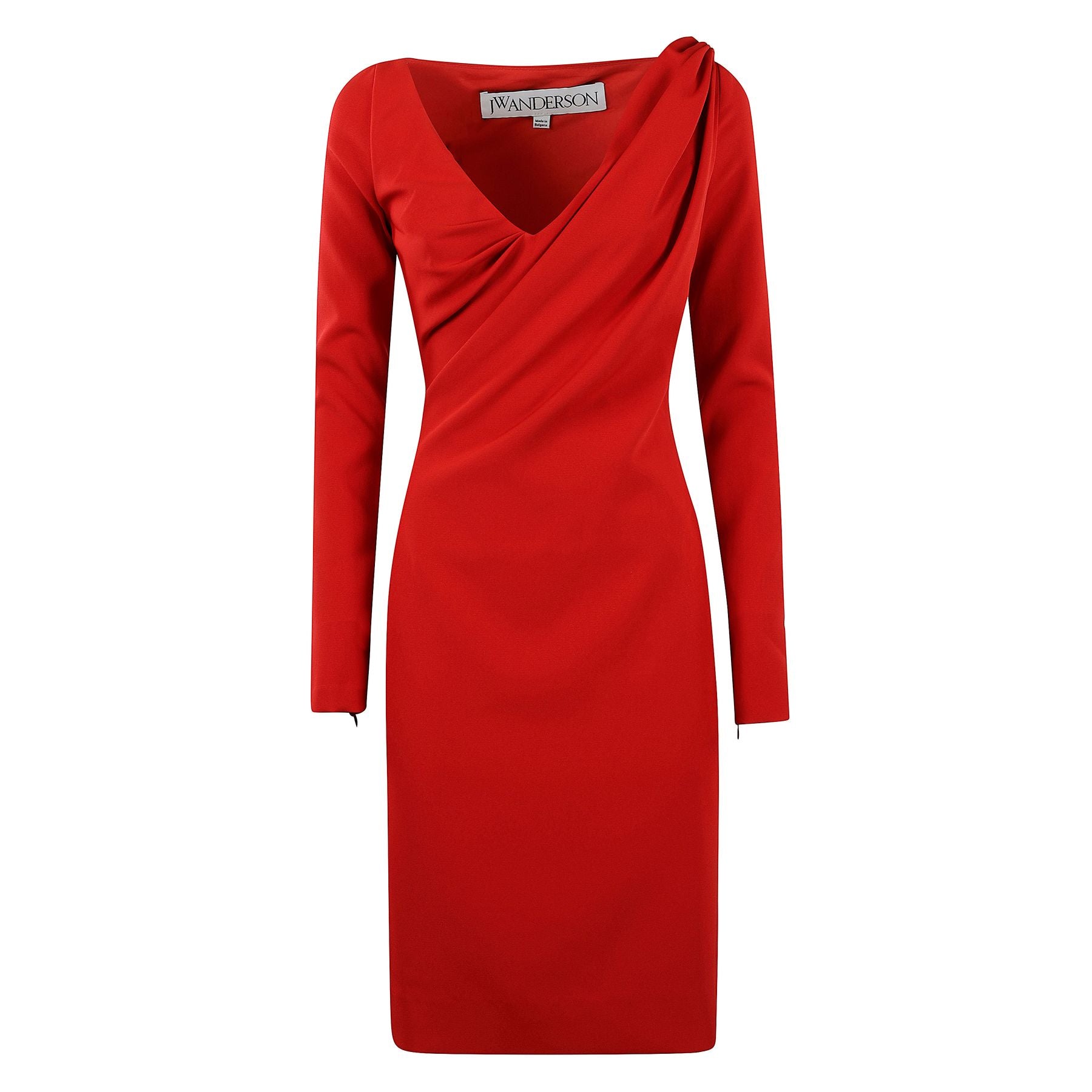 Abito a v drappeggiato jw anderson