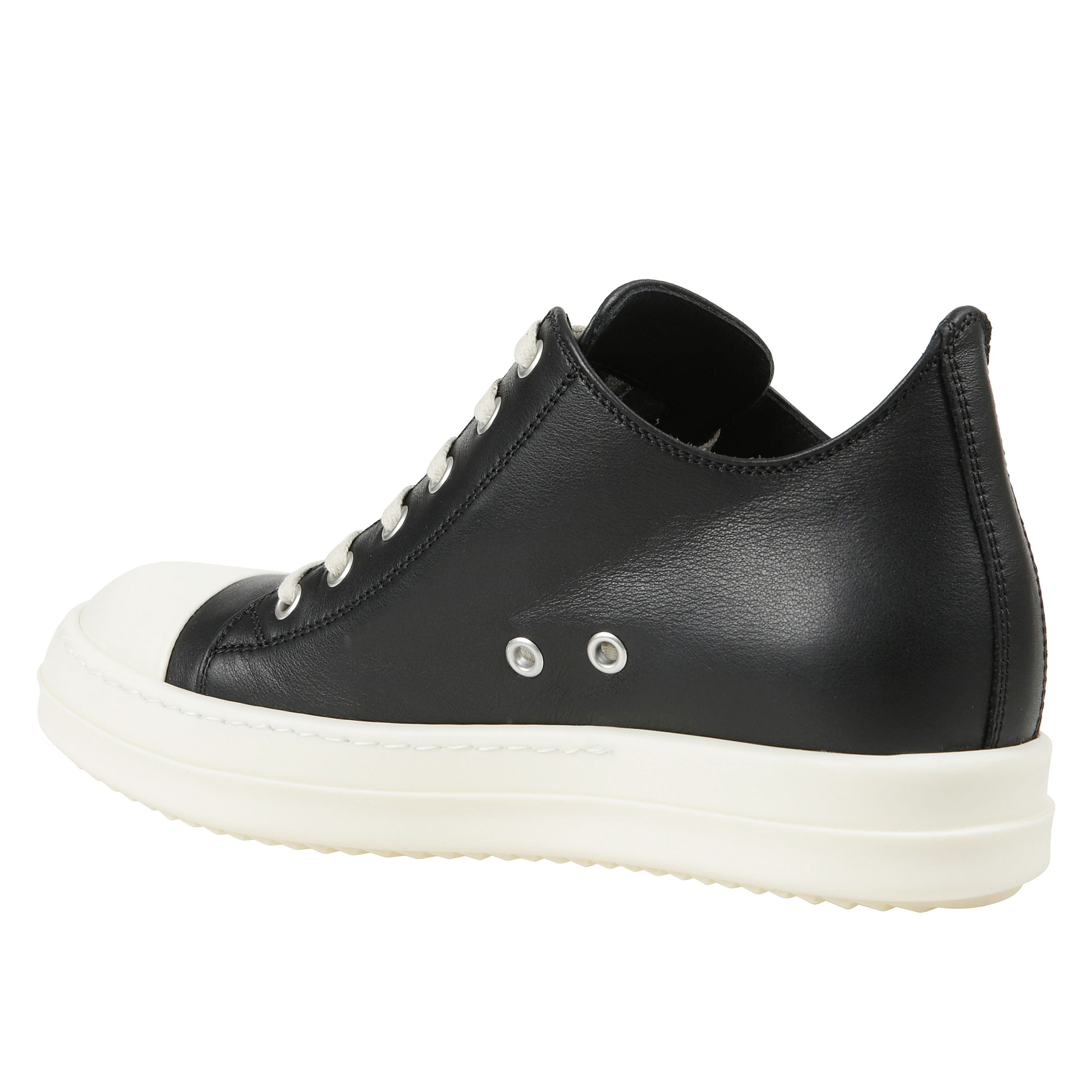 Sneakers hollywood basse in pelle, suola bumper con denti a squalo