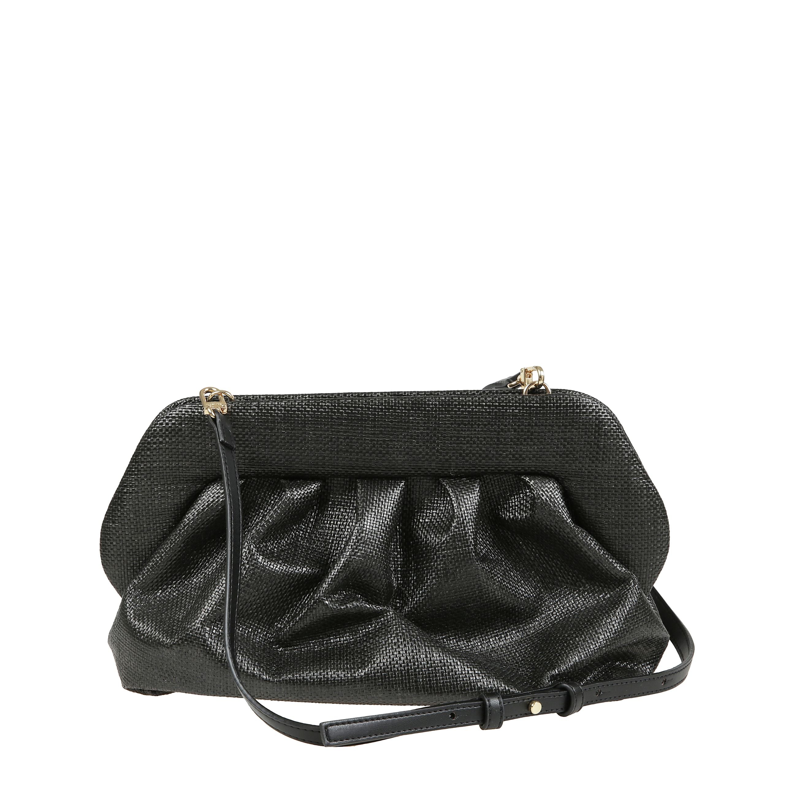 Clutch bios con dettagli e tracolla removibile e regolabile