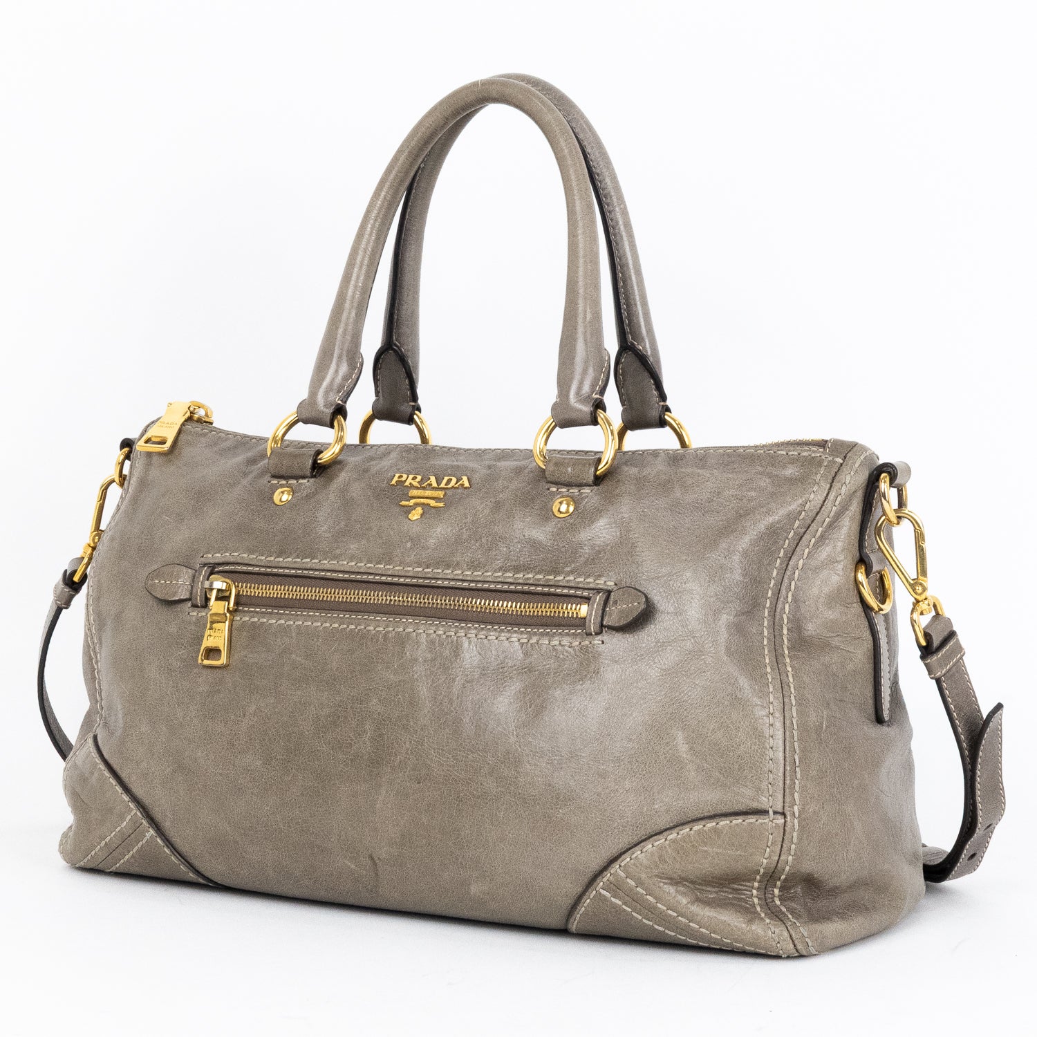 Front Zip Pocket Convertible Tote 