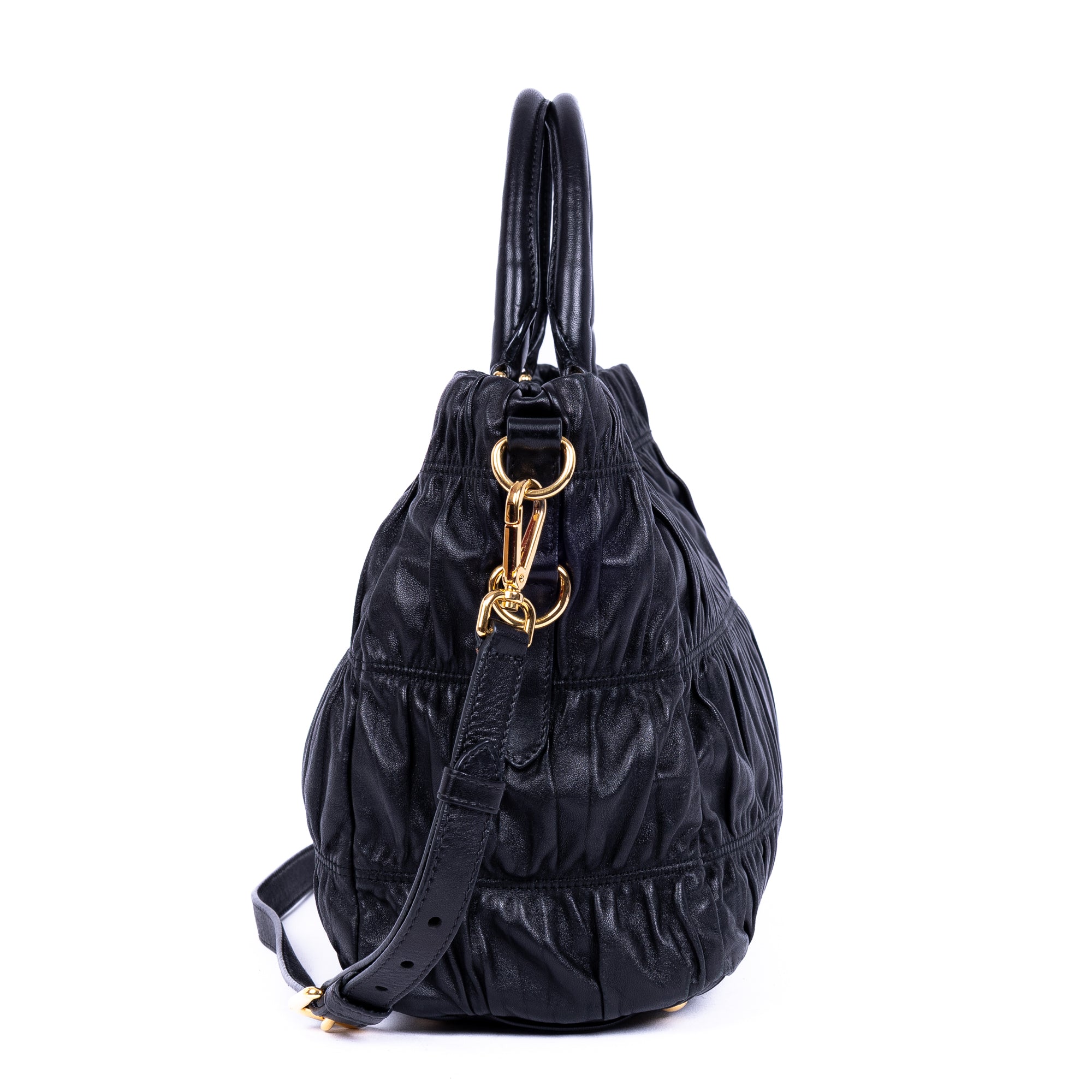 Nappa Gaufre Top Handle 
