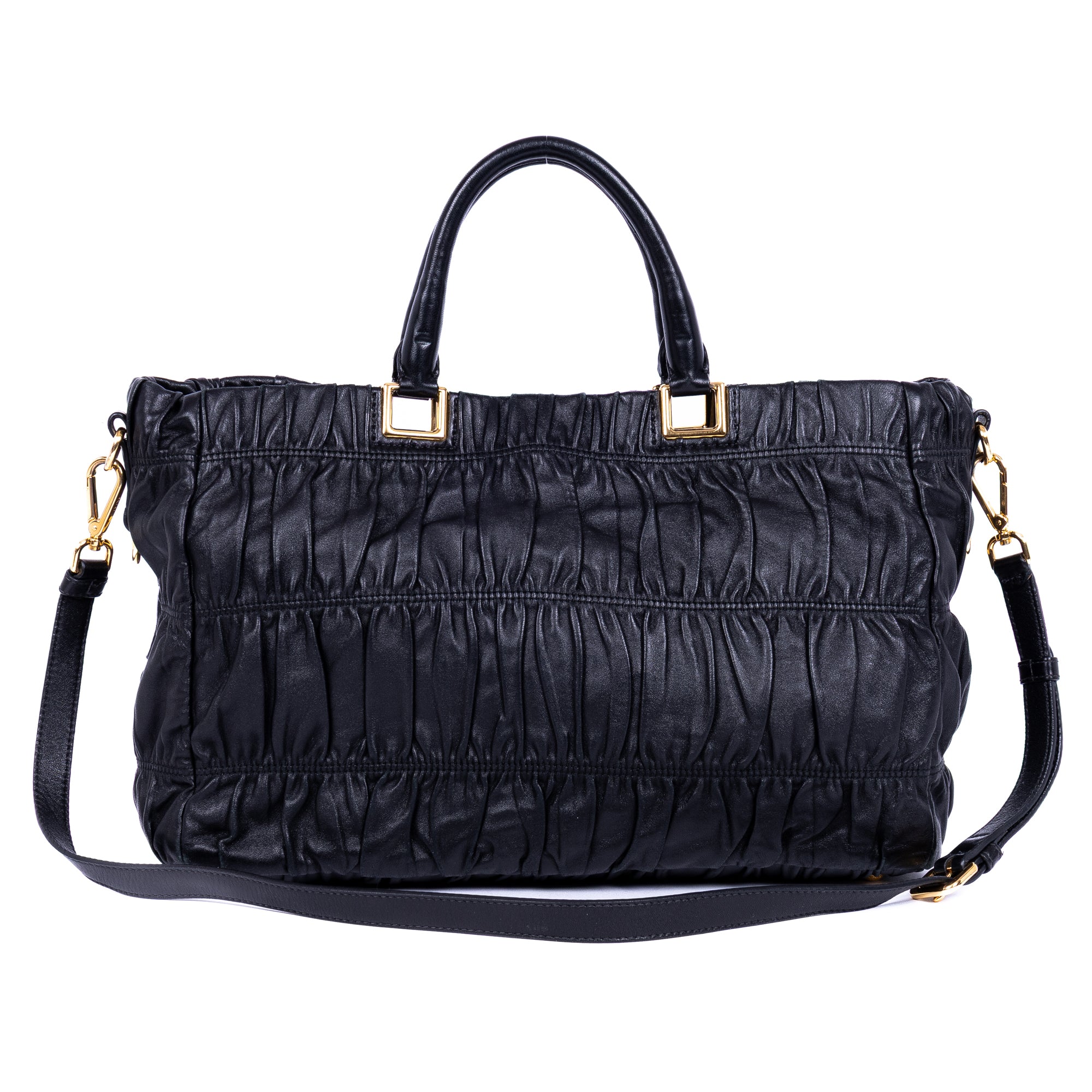 Nappa Gaufre Top Handle 