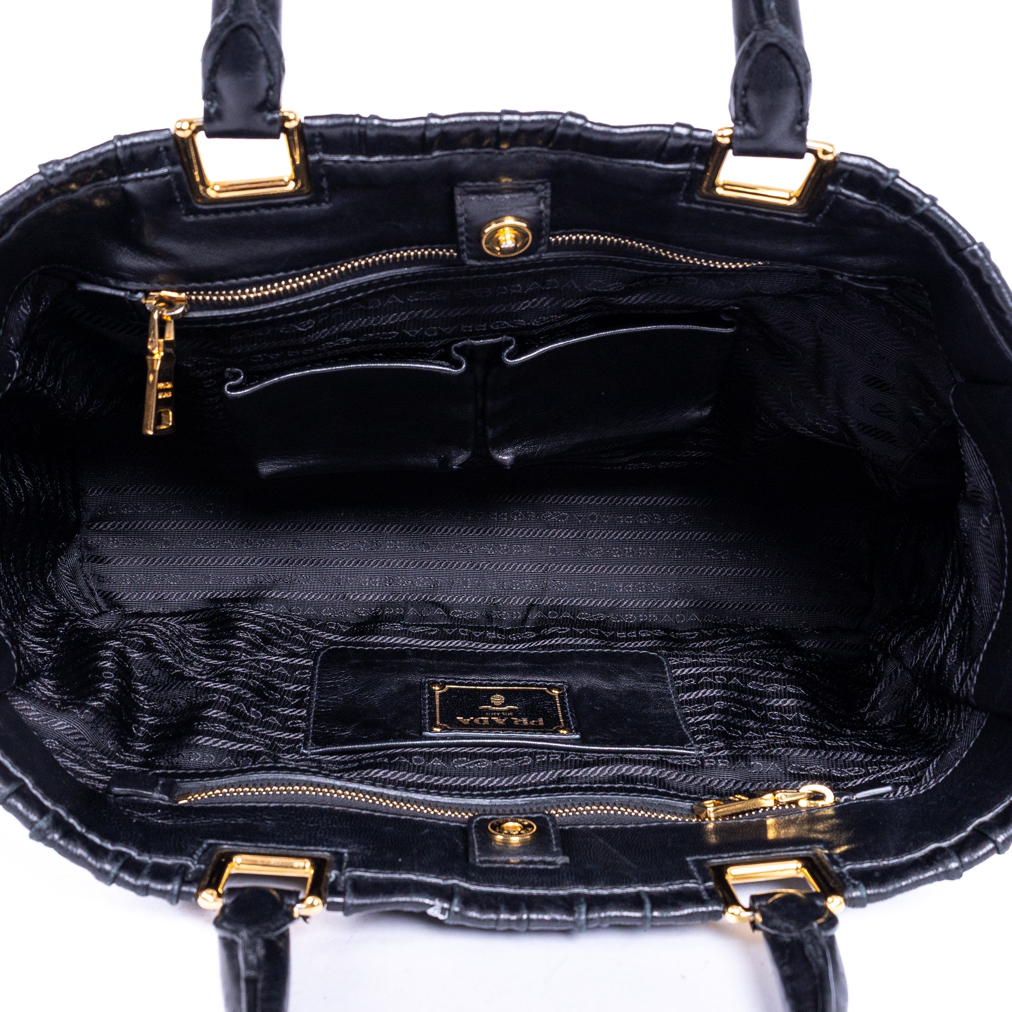 Nappa Gaufre Top Handle 
