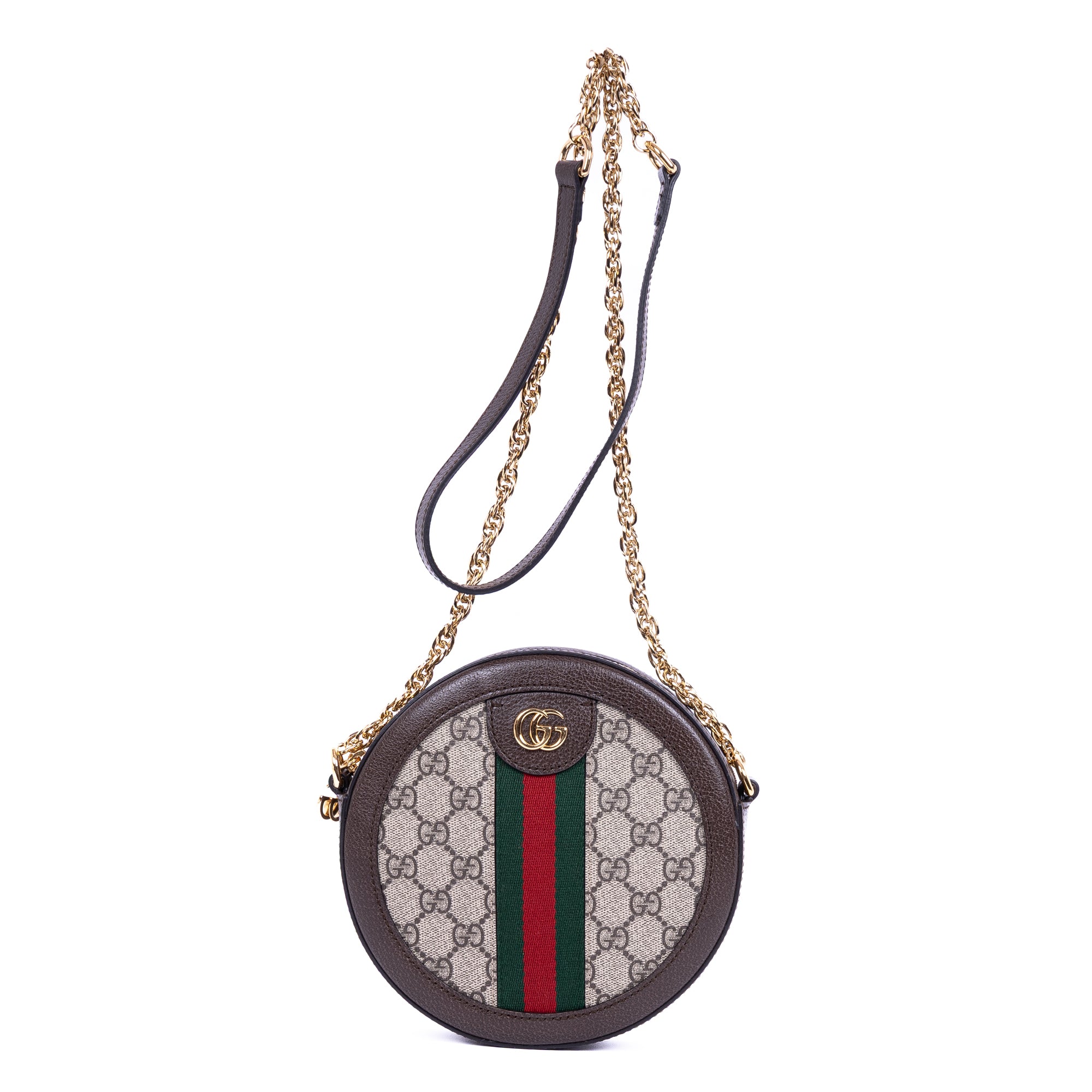 Mini Round Chain Ophidia Crossbody 