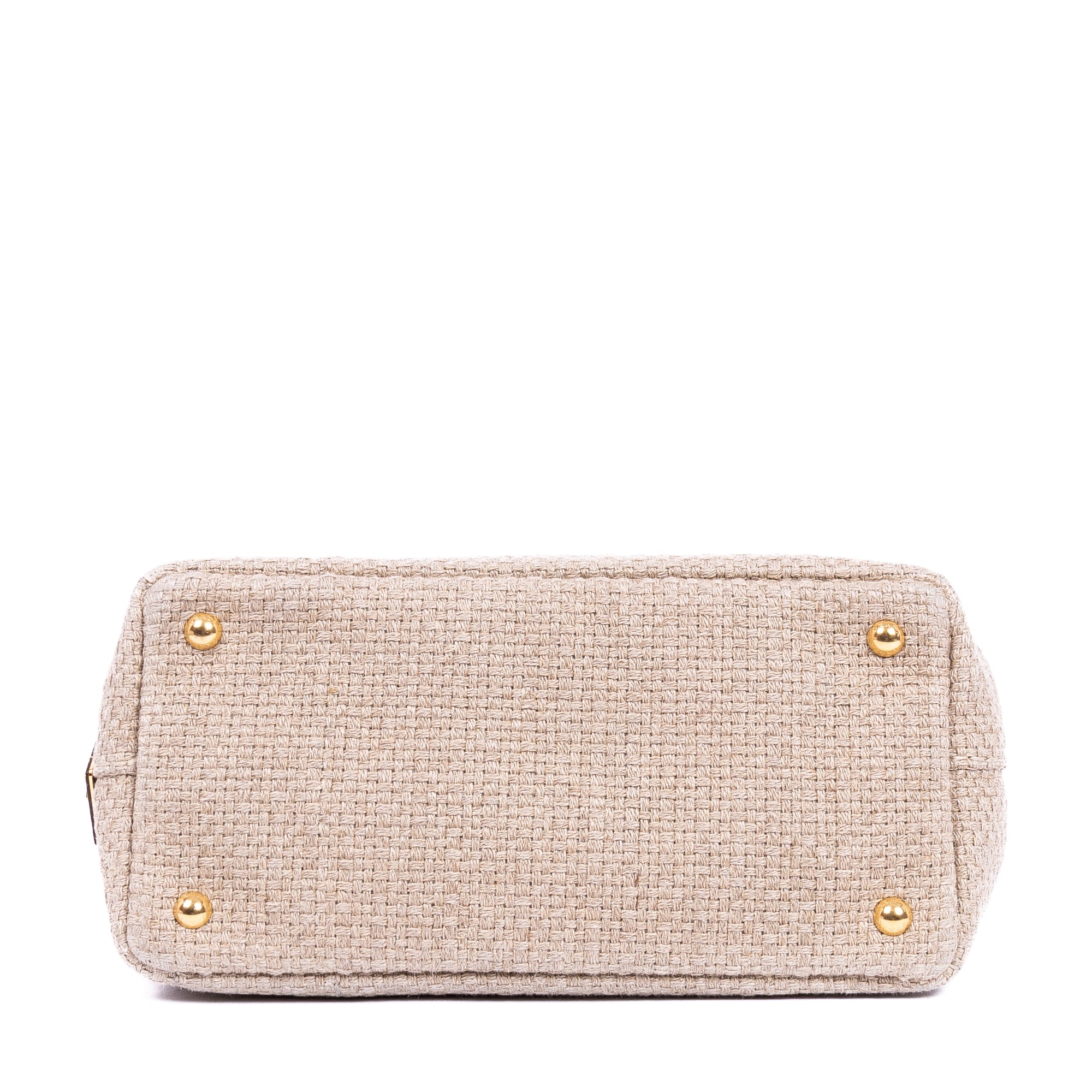 Straw Linen Canapa Tote 