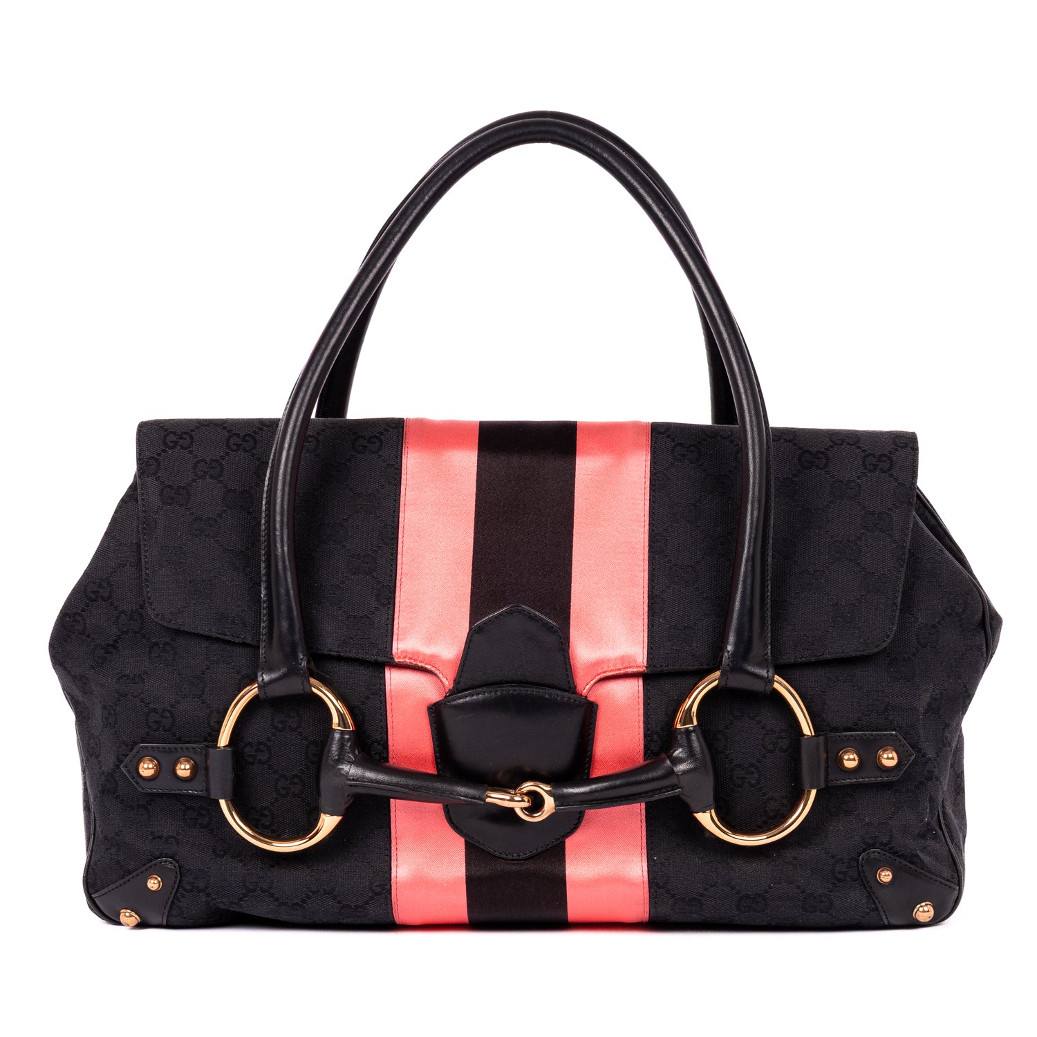 Horsebit Shopping Tote Large