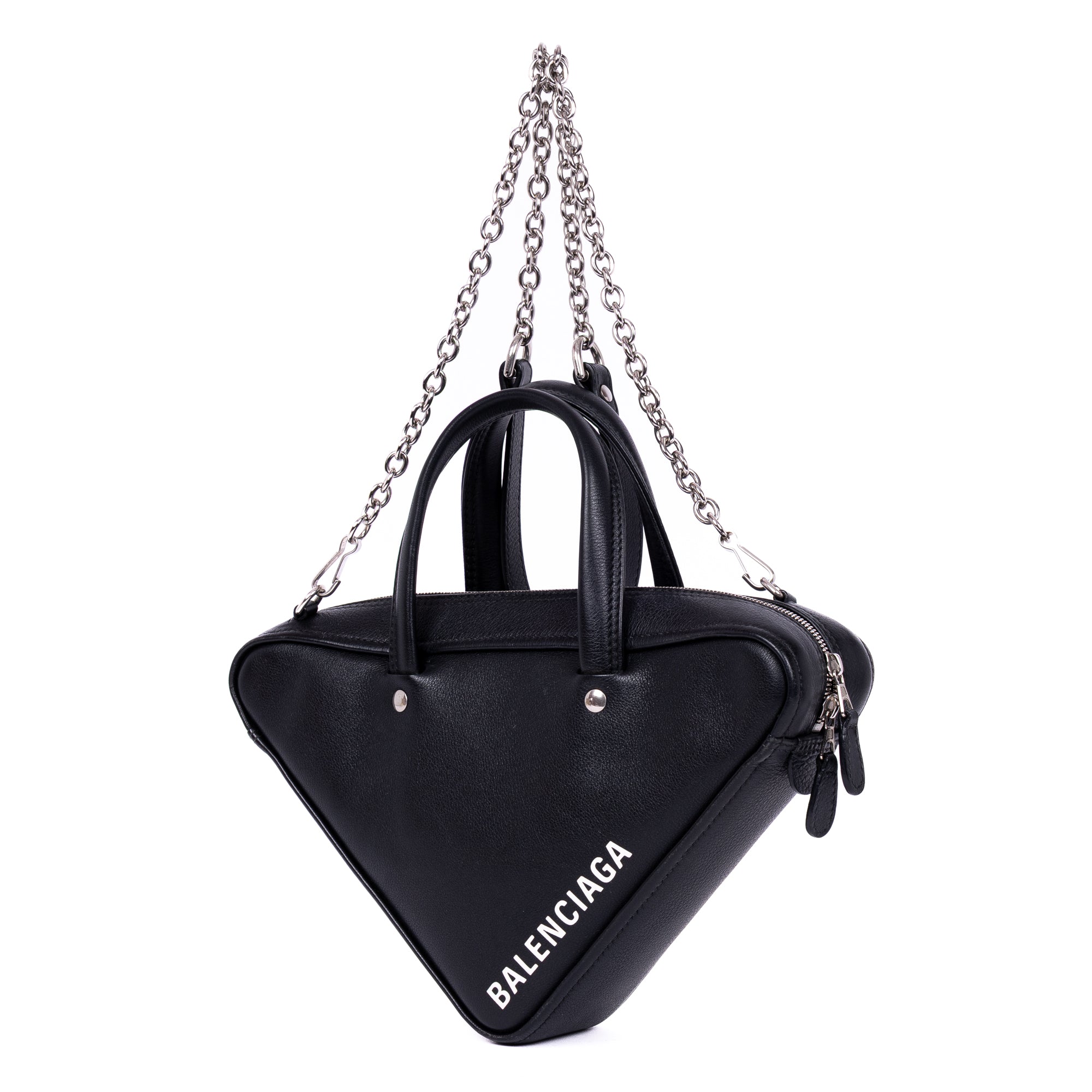 Triangle Pouch on Chain 