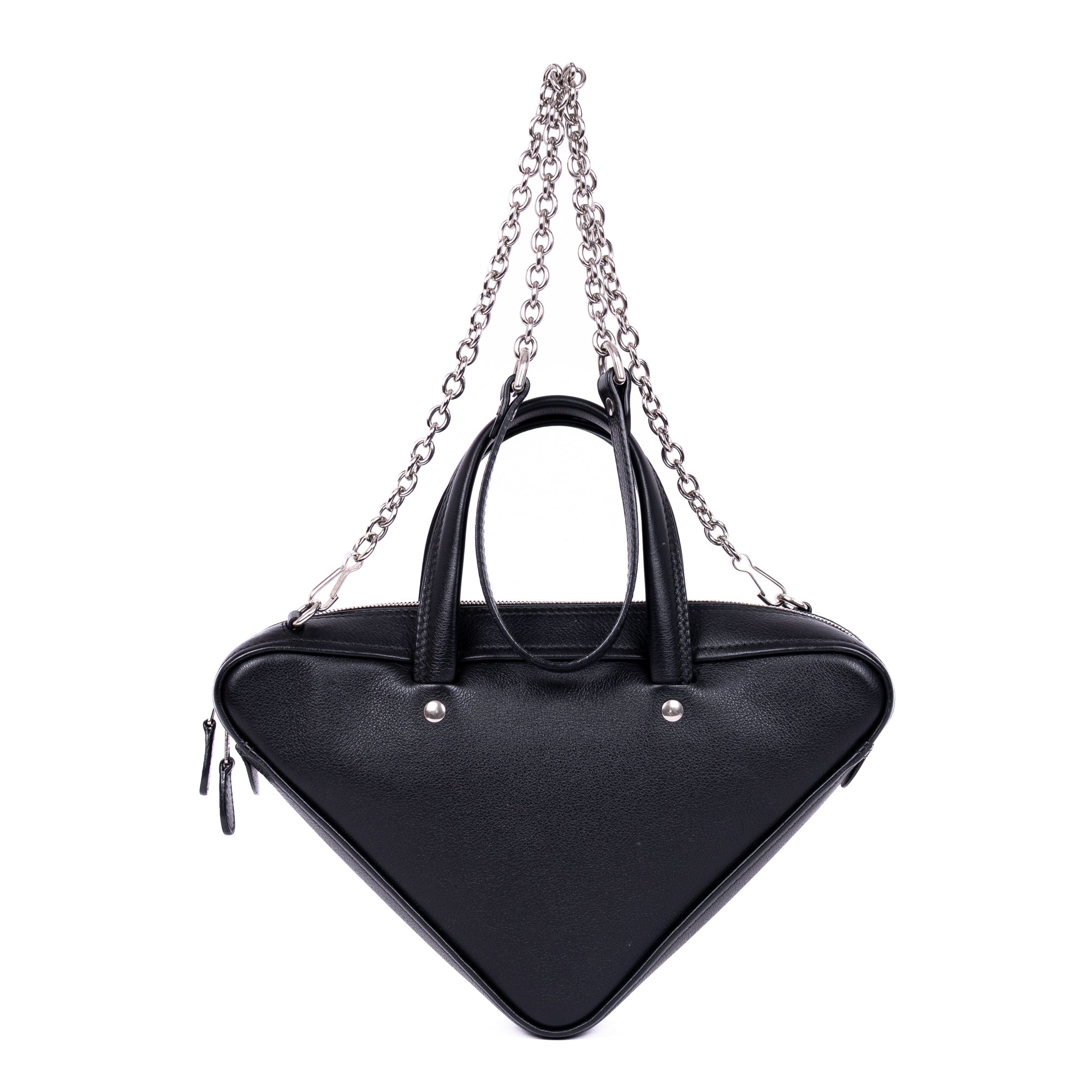 Triangle Pouch on Chain 