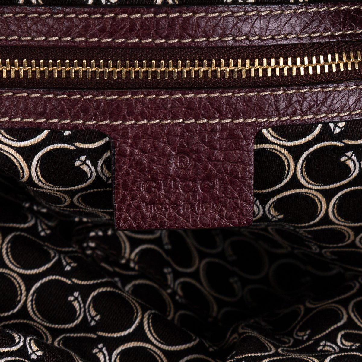 Horsebit Nail Boston Bag