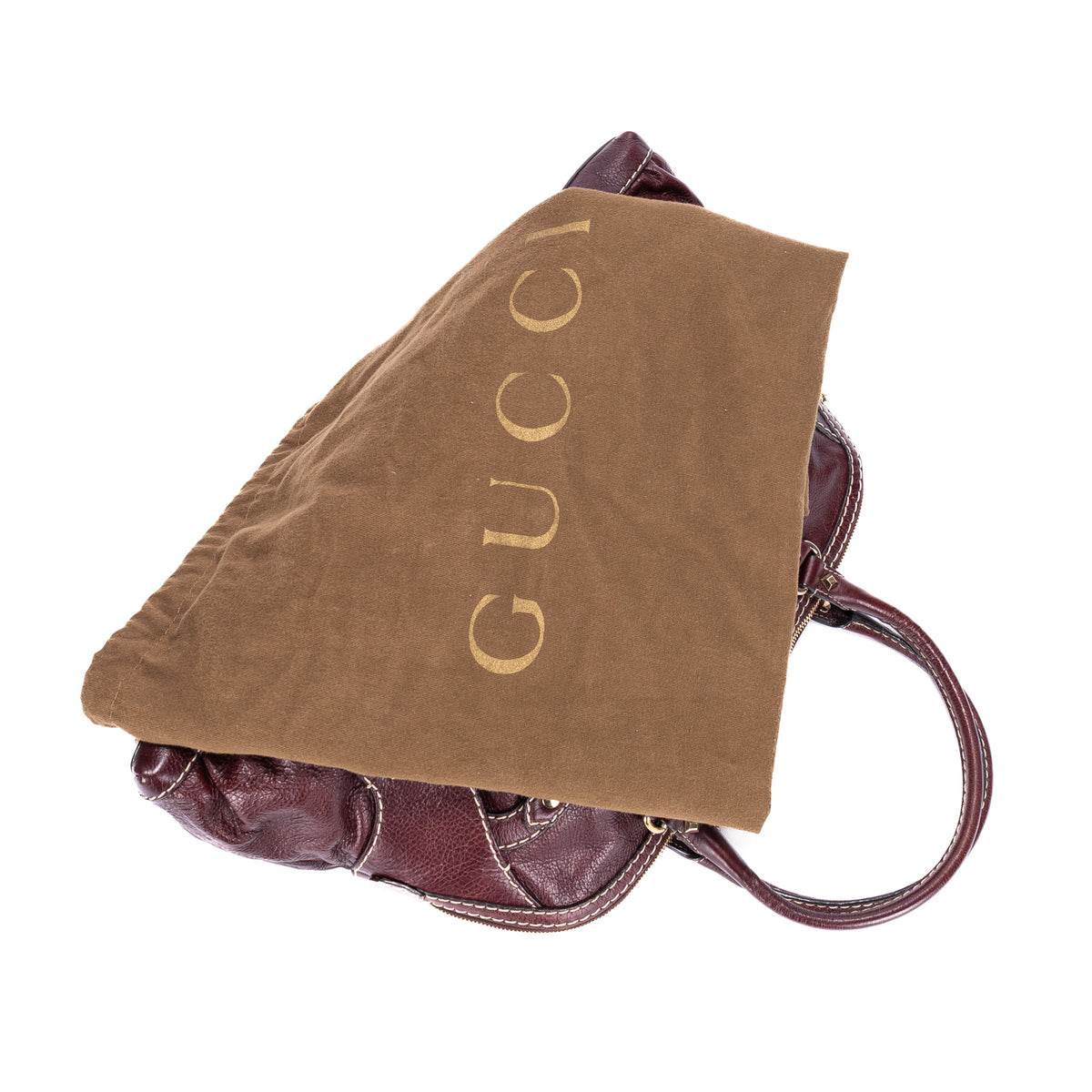 Horsebit Nail Boston Bag
