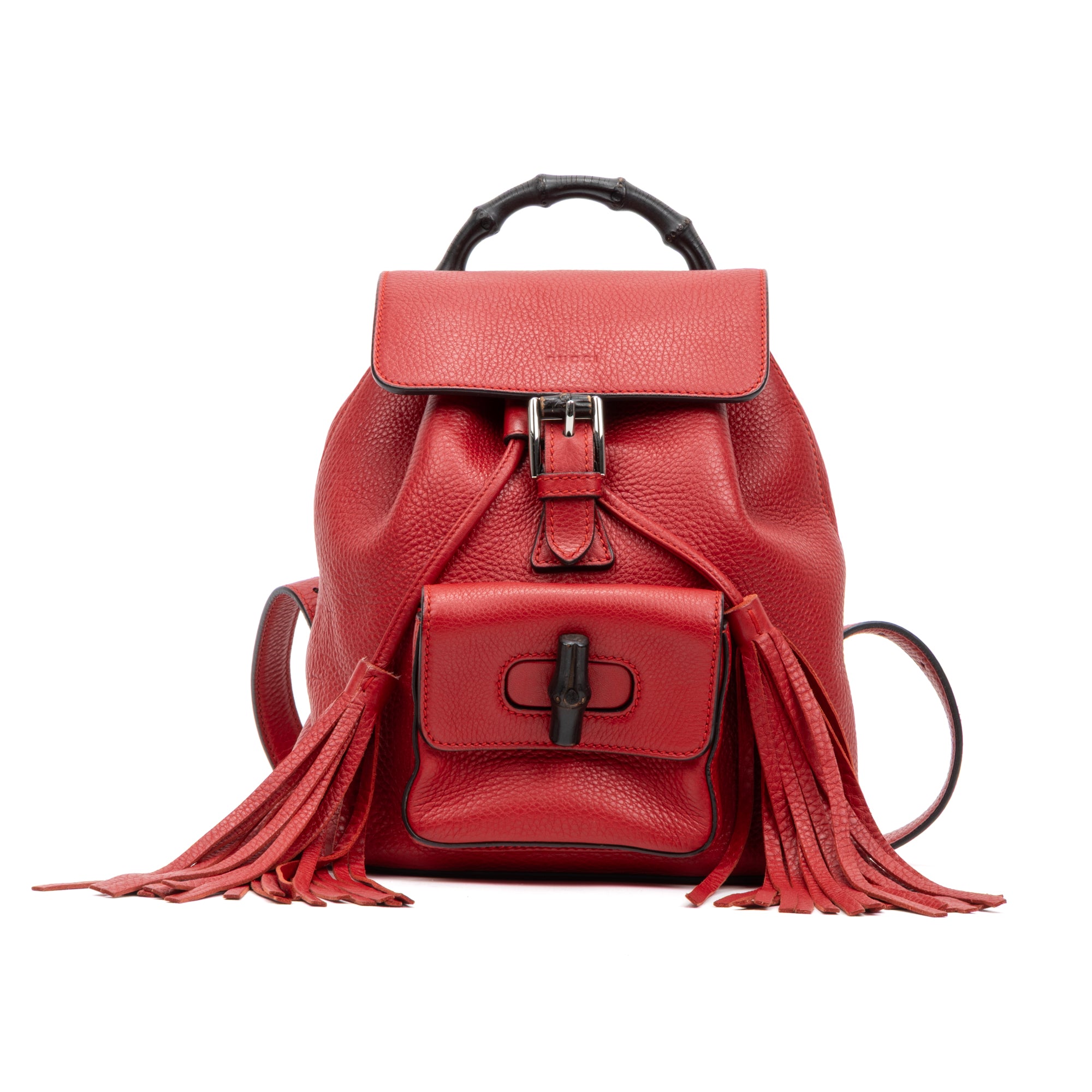 Bamboo Tassel Backpack Small