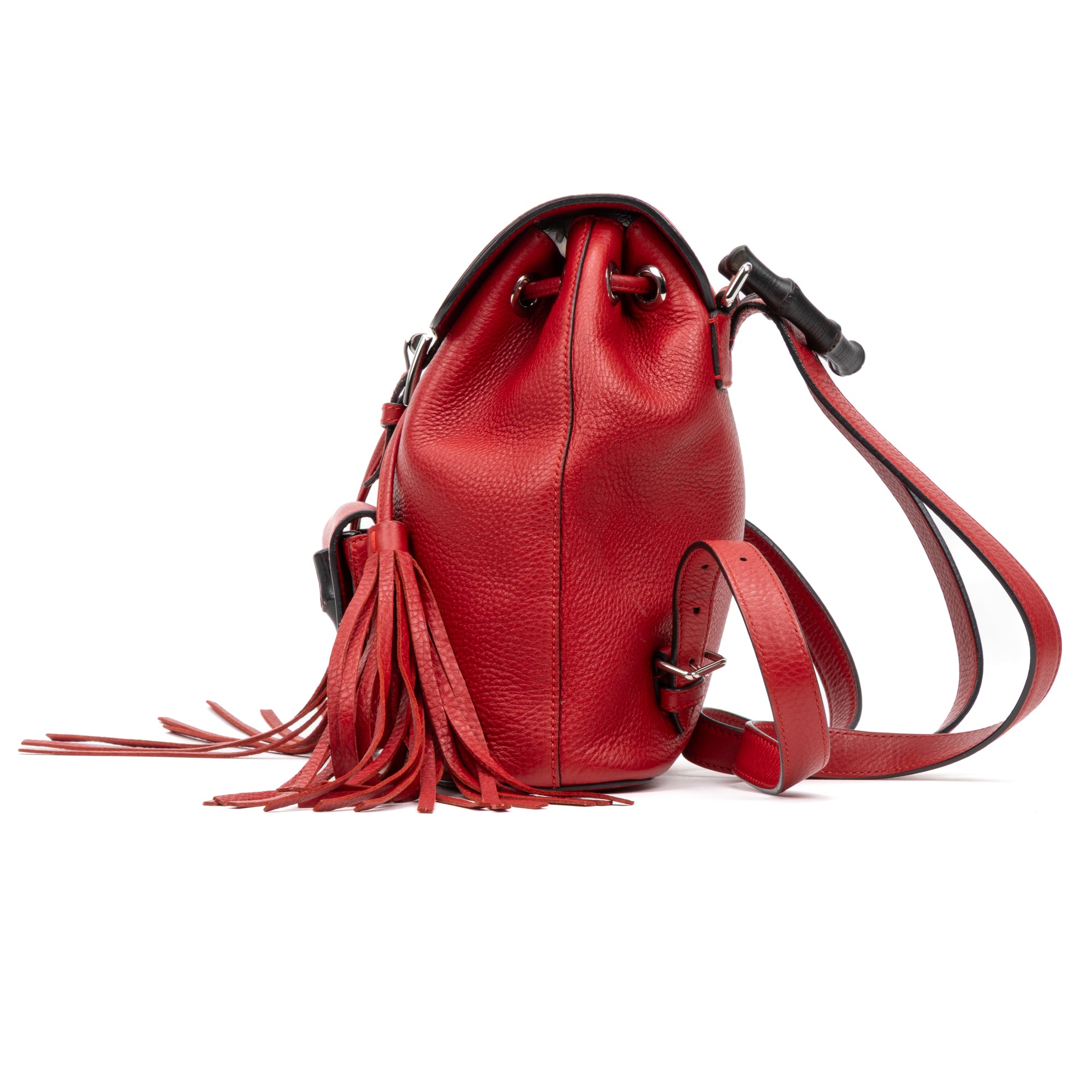 Bamboo Tassel Backpack Small