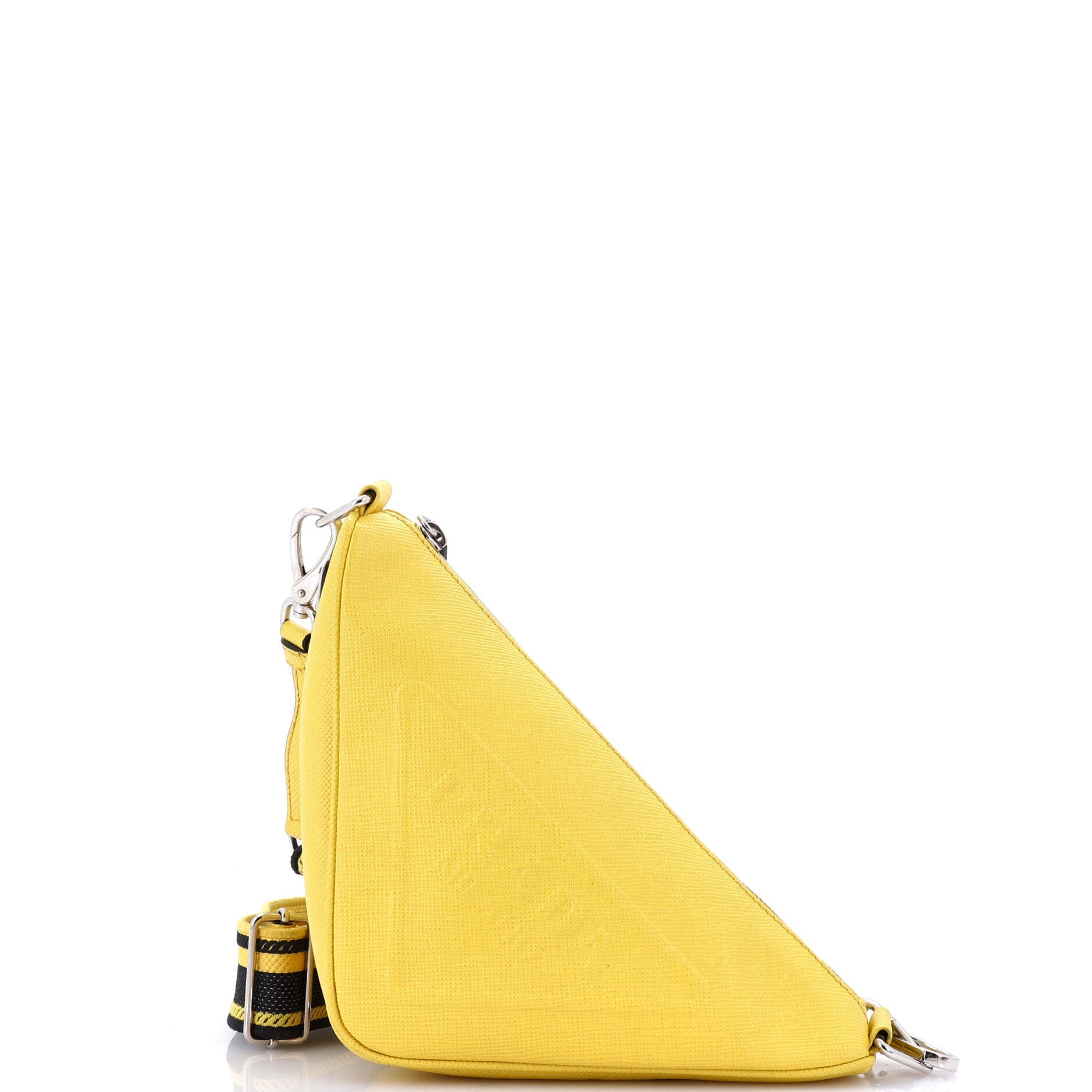 Triangle Logo Zip Crossbody Small