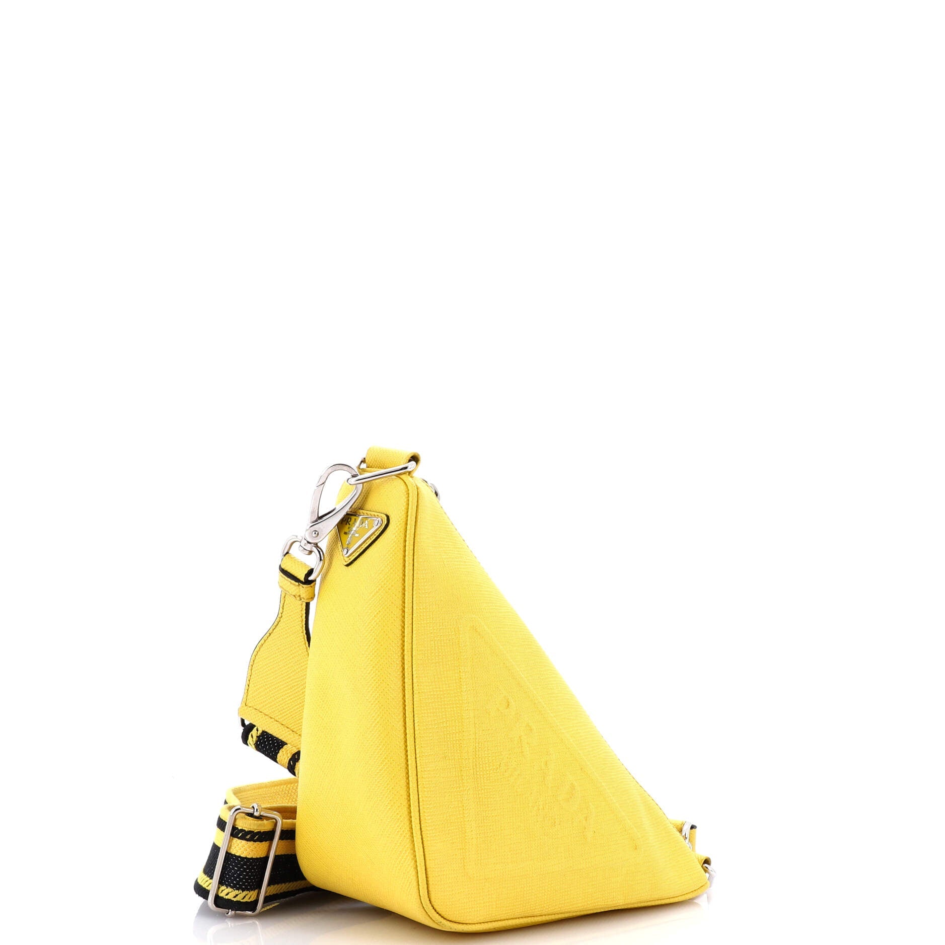 Triangle Logo Zip Crossbody Small