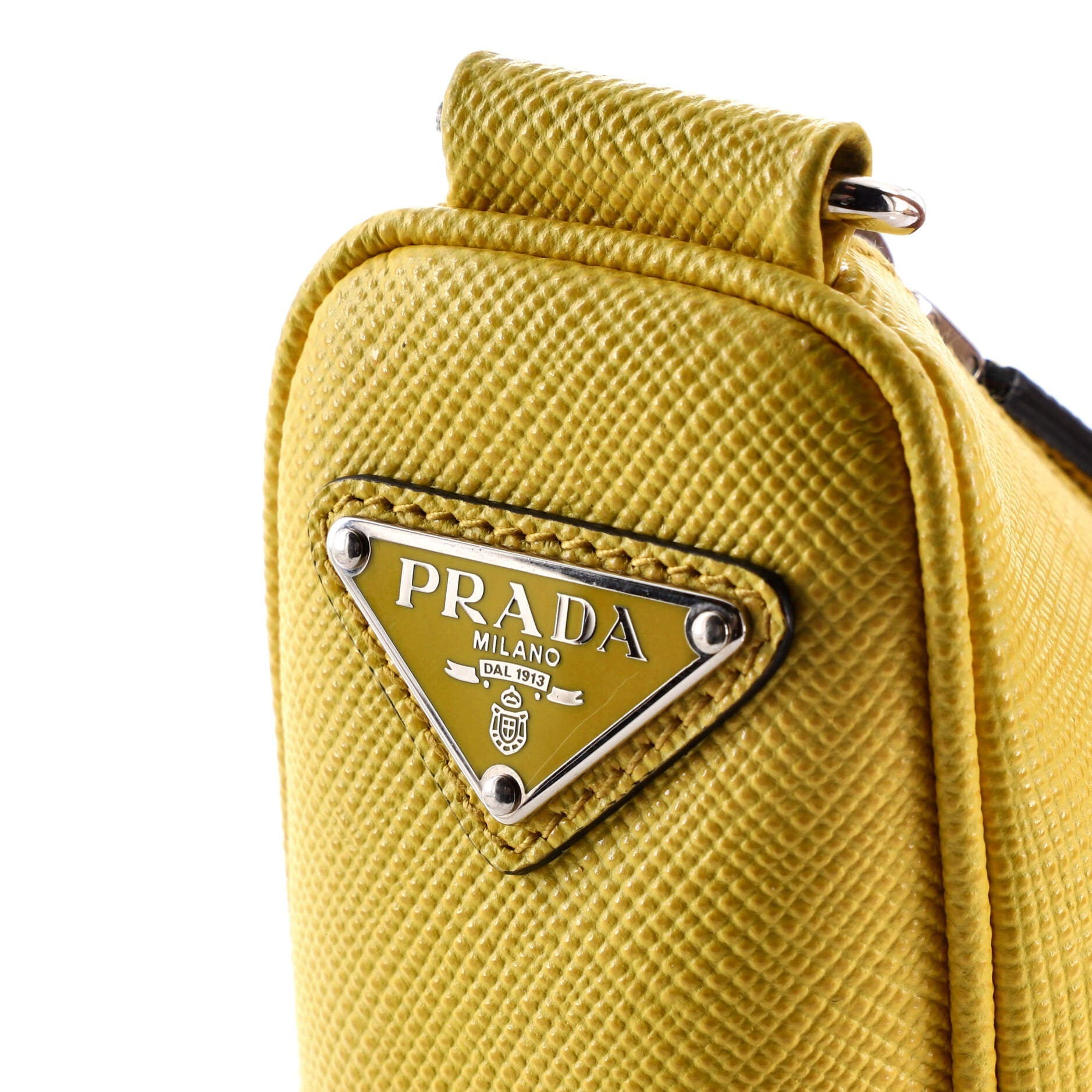 Triangle Logo Zip Crossbody Small
