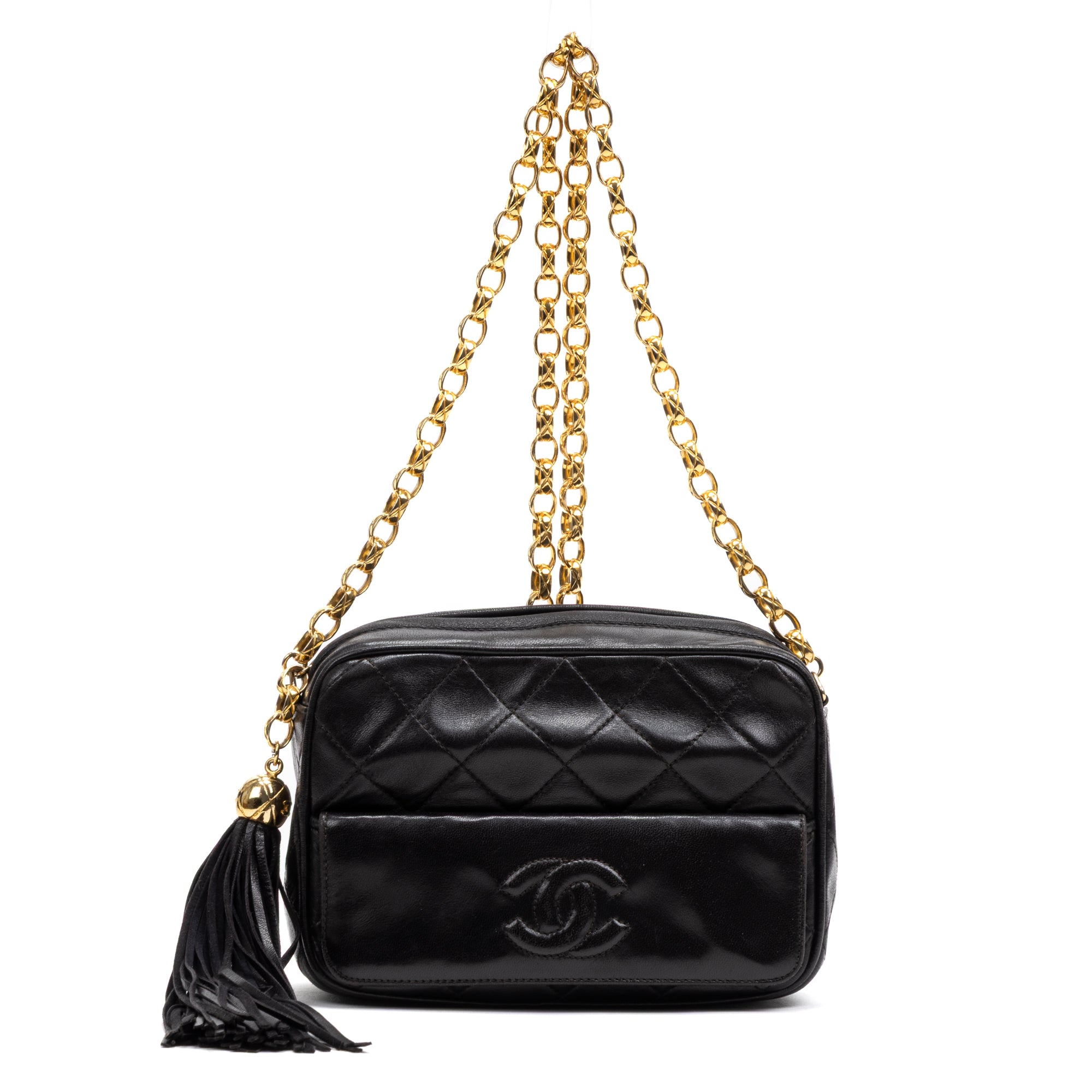 Vintage Front Pocket Tassel Camera Bag 