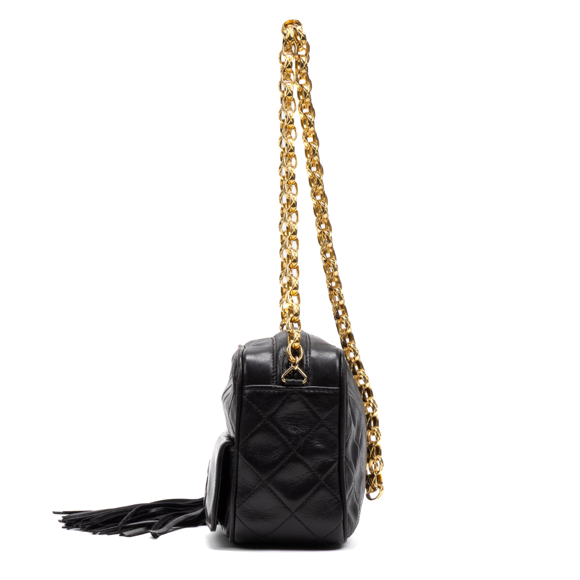 Vintage Front Pocket Tassel Camera Bag 