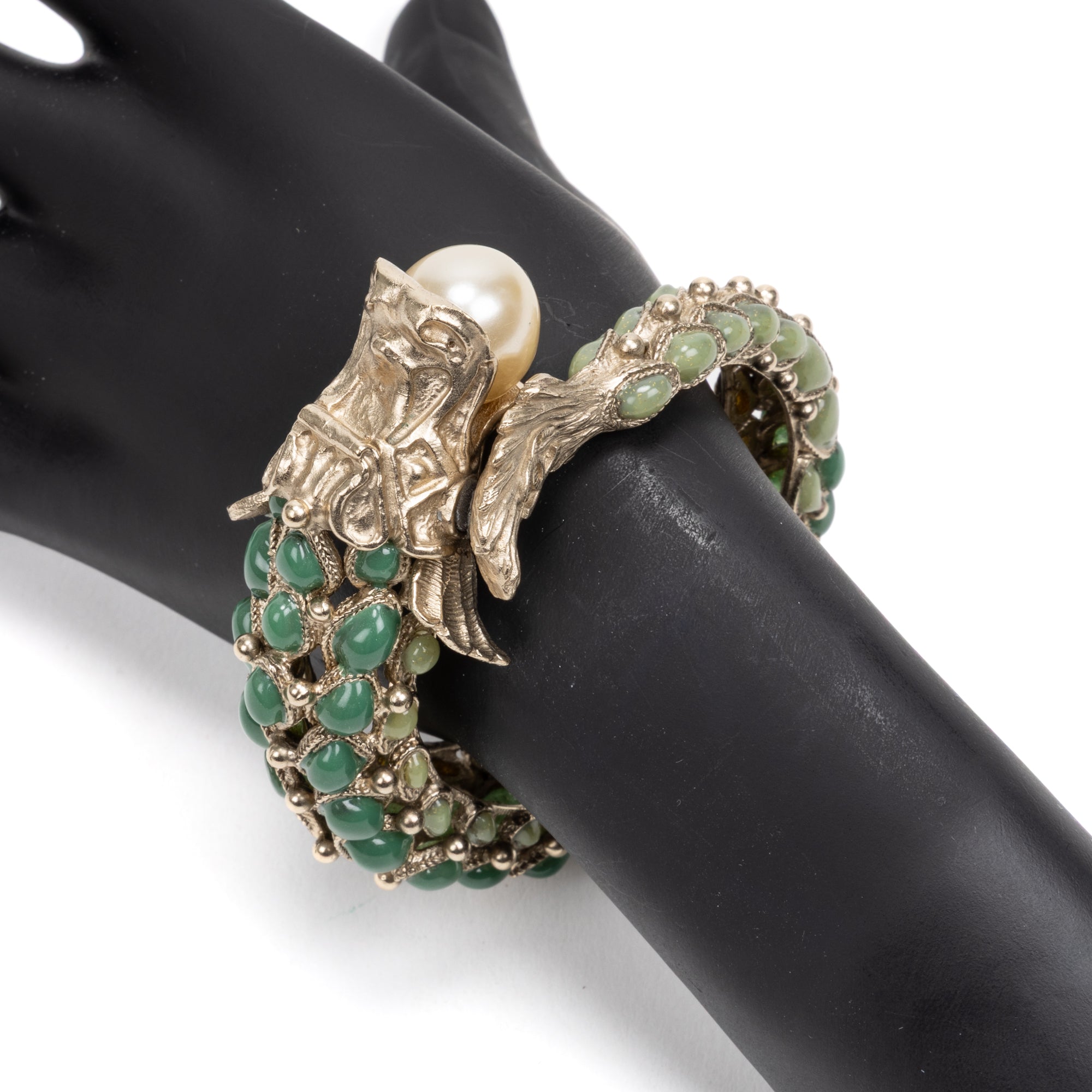 Rare 2010 Paris-Shanghai Métiers d'Art Dragon Cuff Bracelet 