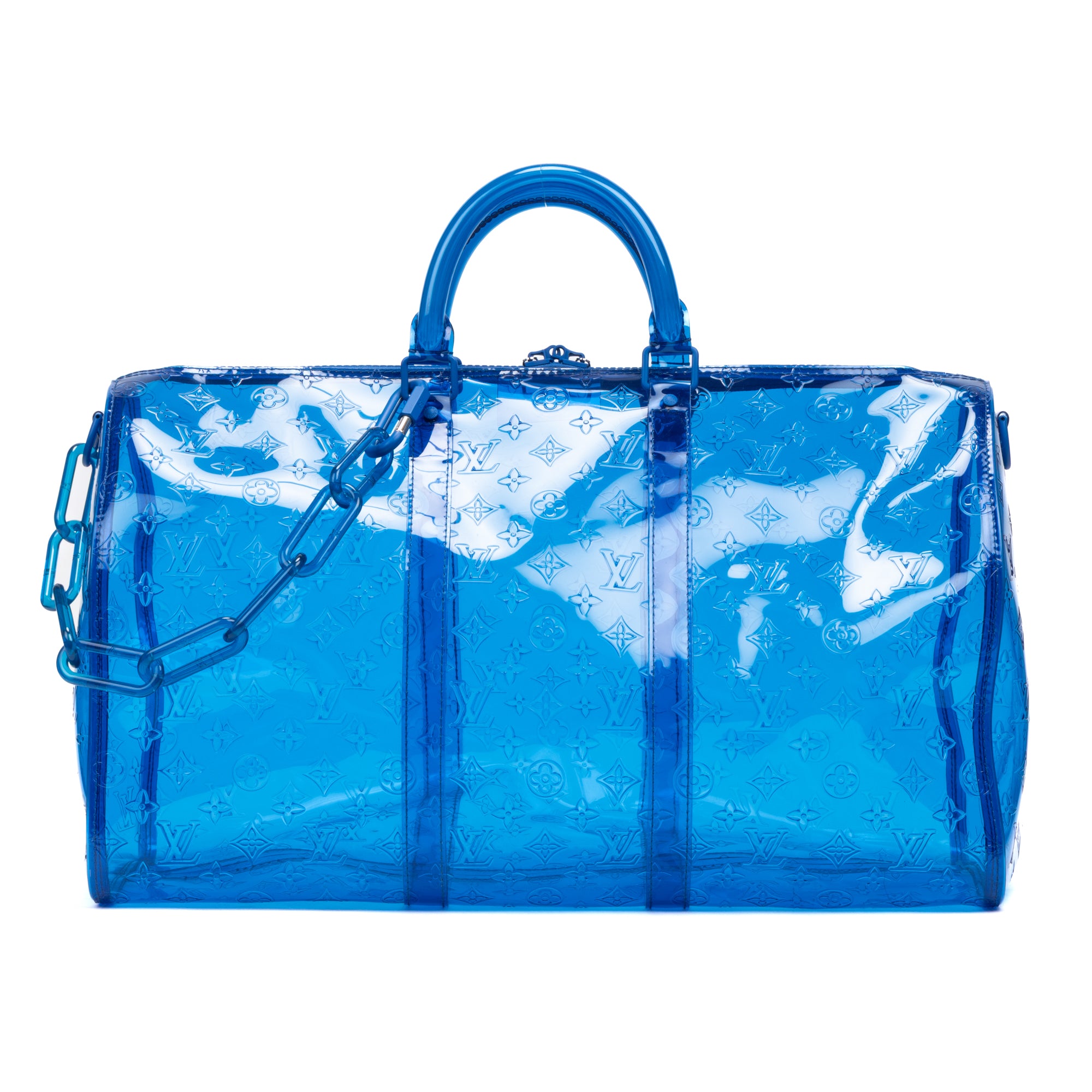 Ltd. Ed. Virgil Abloh Keepall Monogram Prism 50