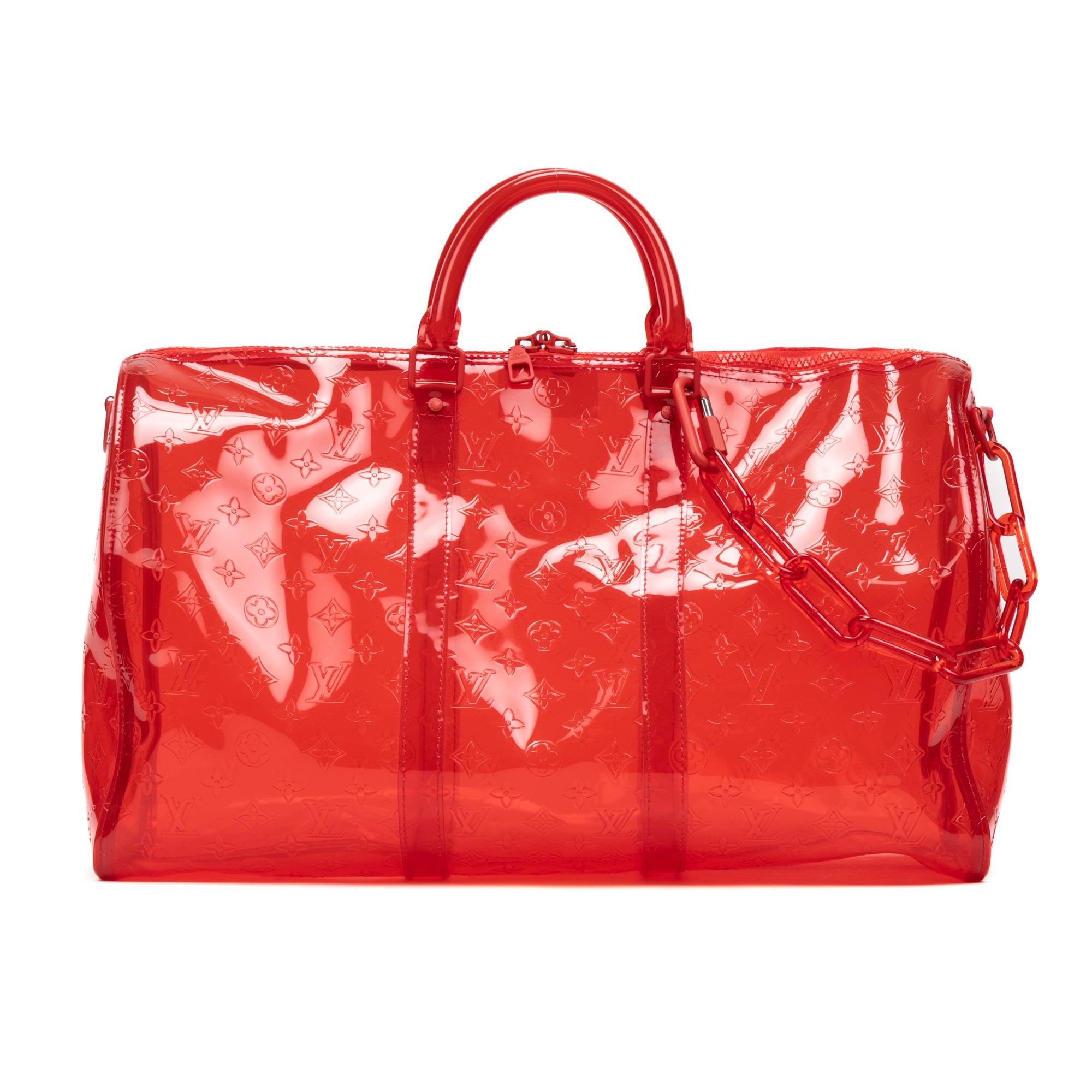 Ltd. Ed. Virgil Abloh Keepall Monogram Prism 50