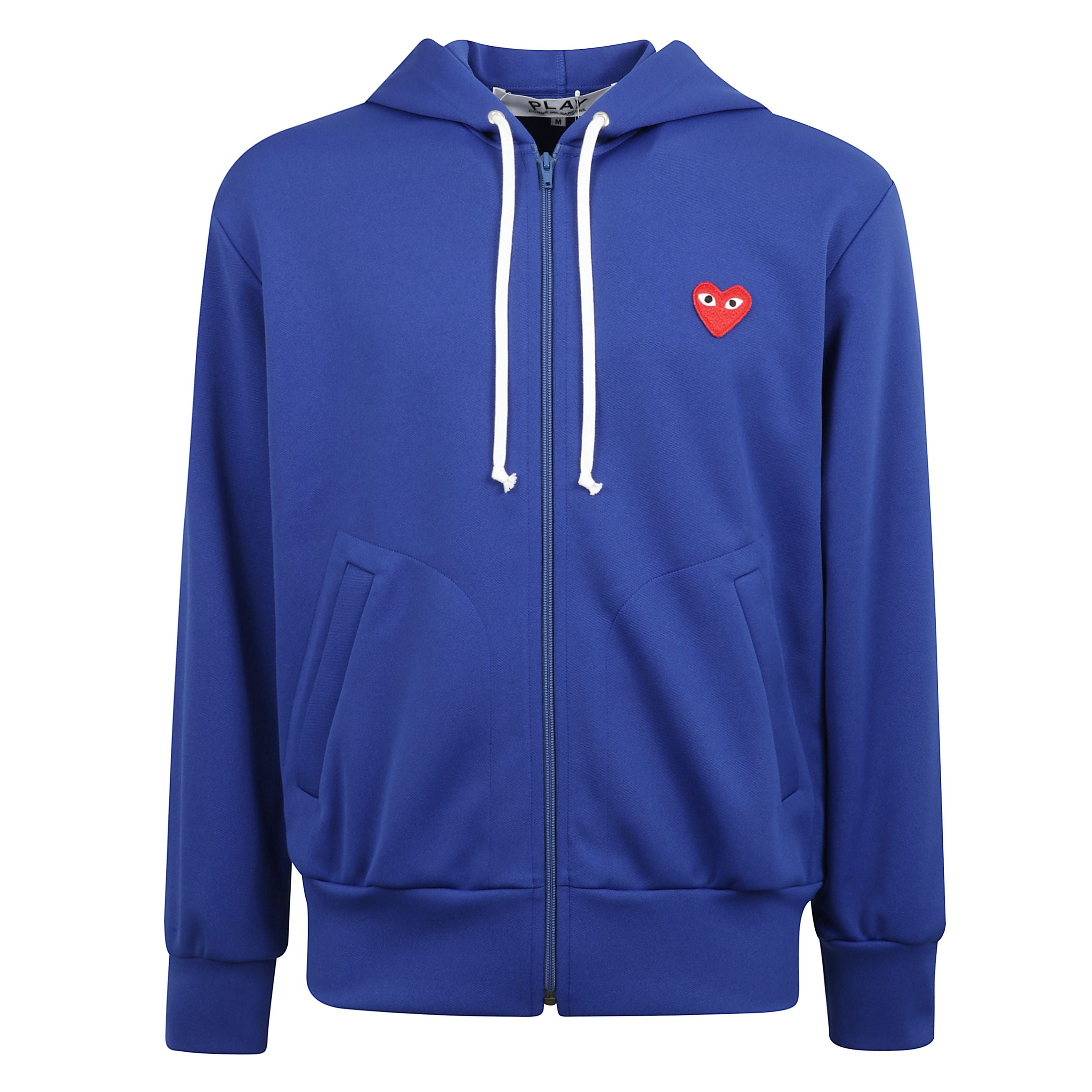 Felpa con cappuccio a maniche lunghe, con chiusura frontale a zip e logo in pile di cotone sul petto, tasca a marsupio divisa sul davanti e bordi a costine.