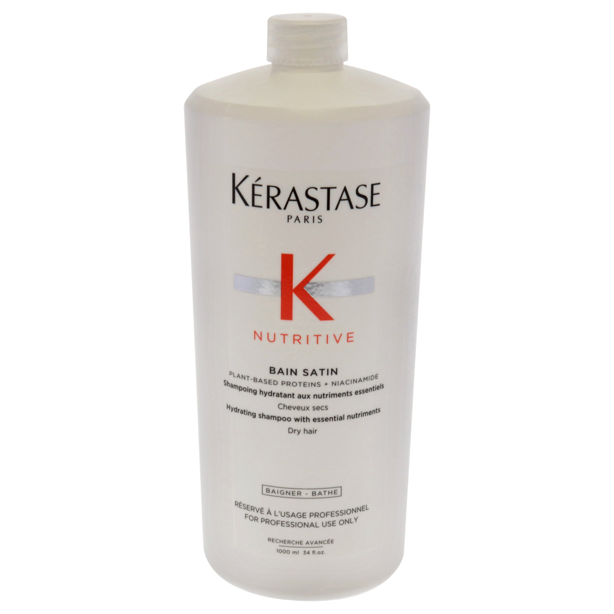 Nutritive Bain Satin Shampoo by Kerastase for Unisex - 34 oz Shampoo