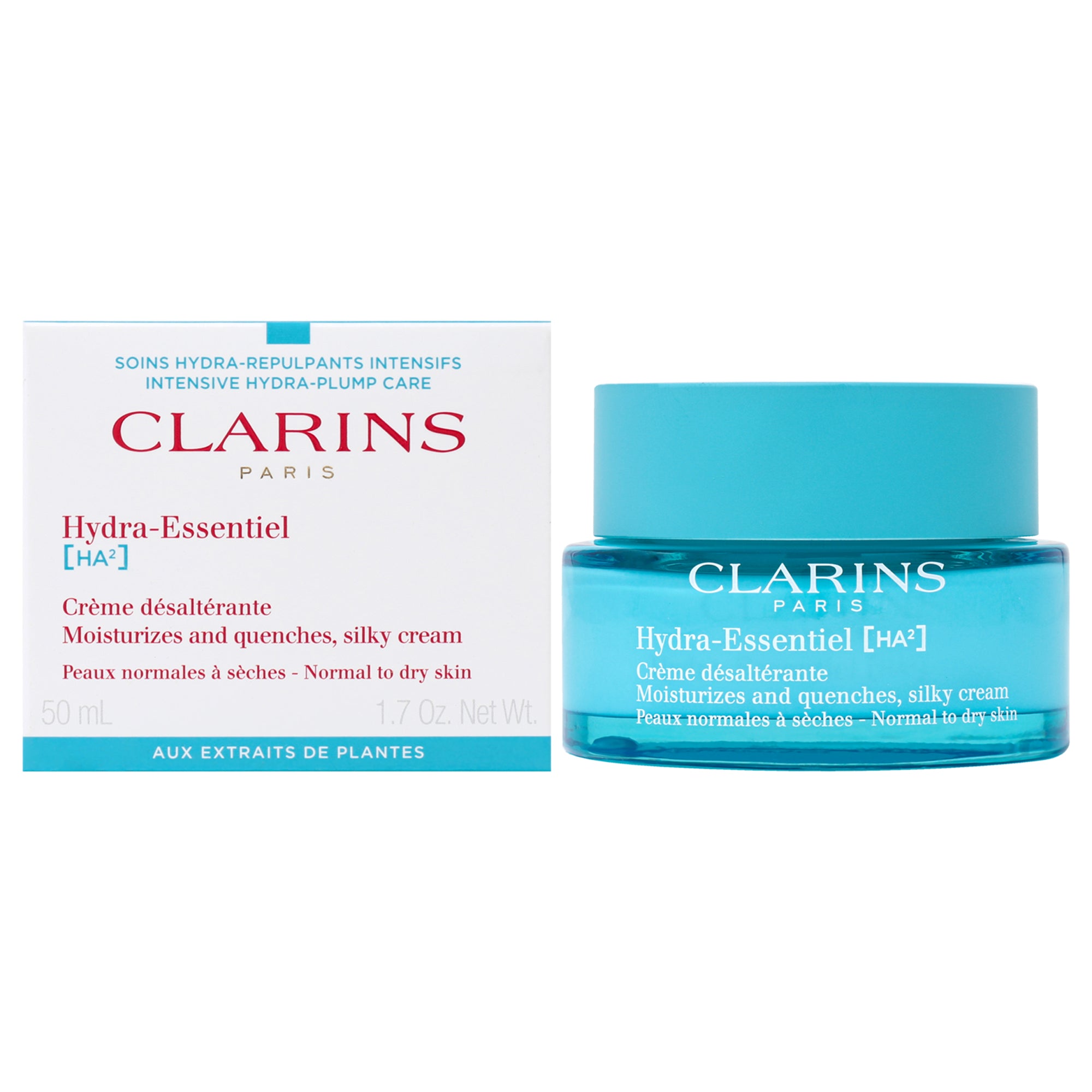 Hydra-Essentiel Silky Cream - Normal to Dry Skin by Clarins for Women - 1.7 oz Cream