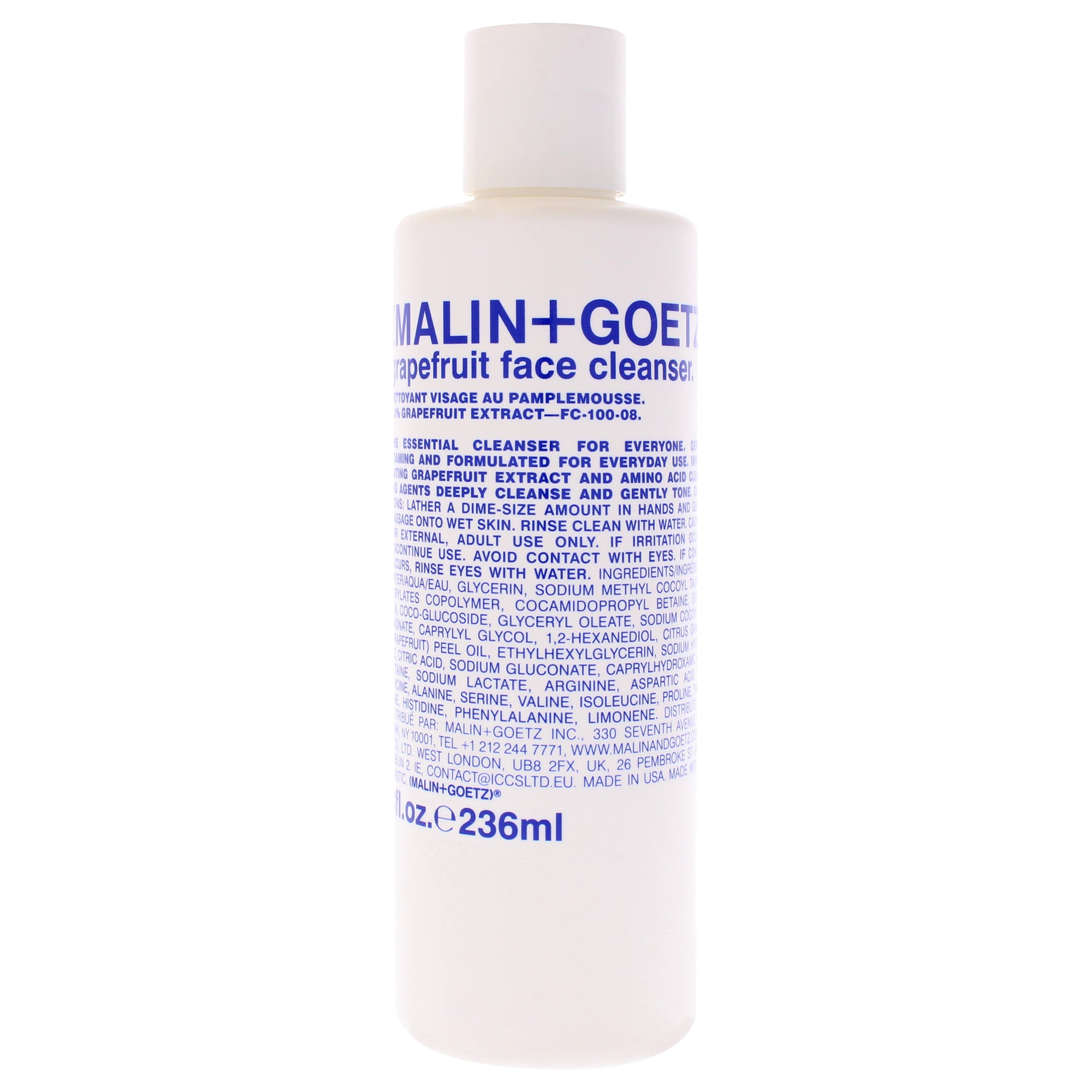 Grapefruit Face Cleanser by Malin + Goetz for Women - 8 oz Cleanser