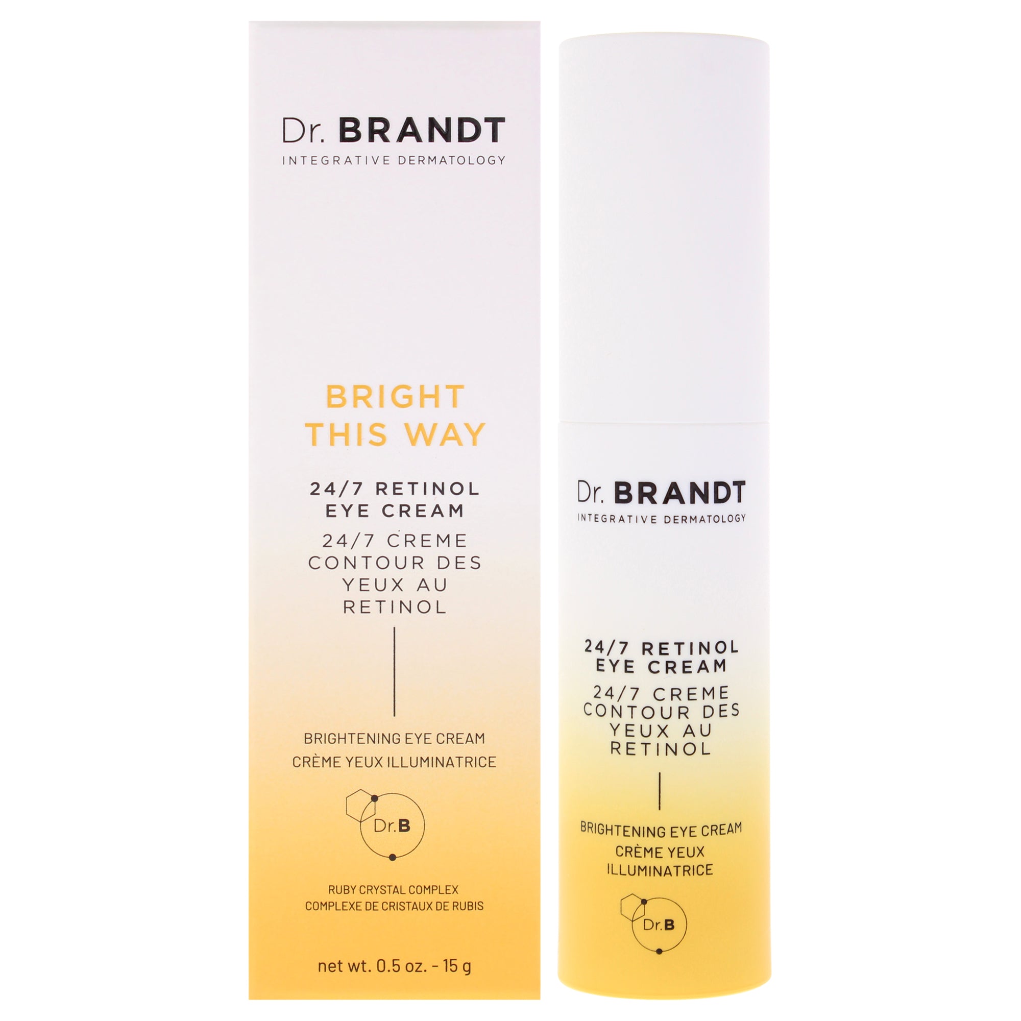 24-7 Retinol Eye Cream by Dr. Brandt for Women - 0.5 oz Cream