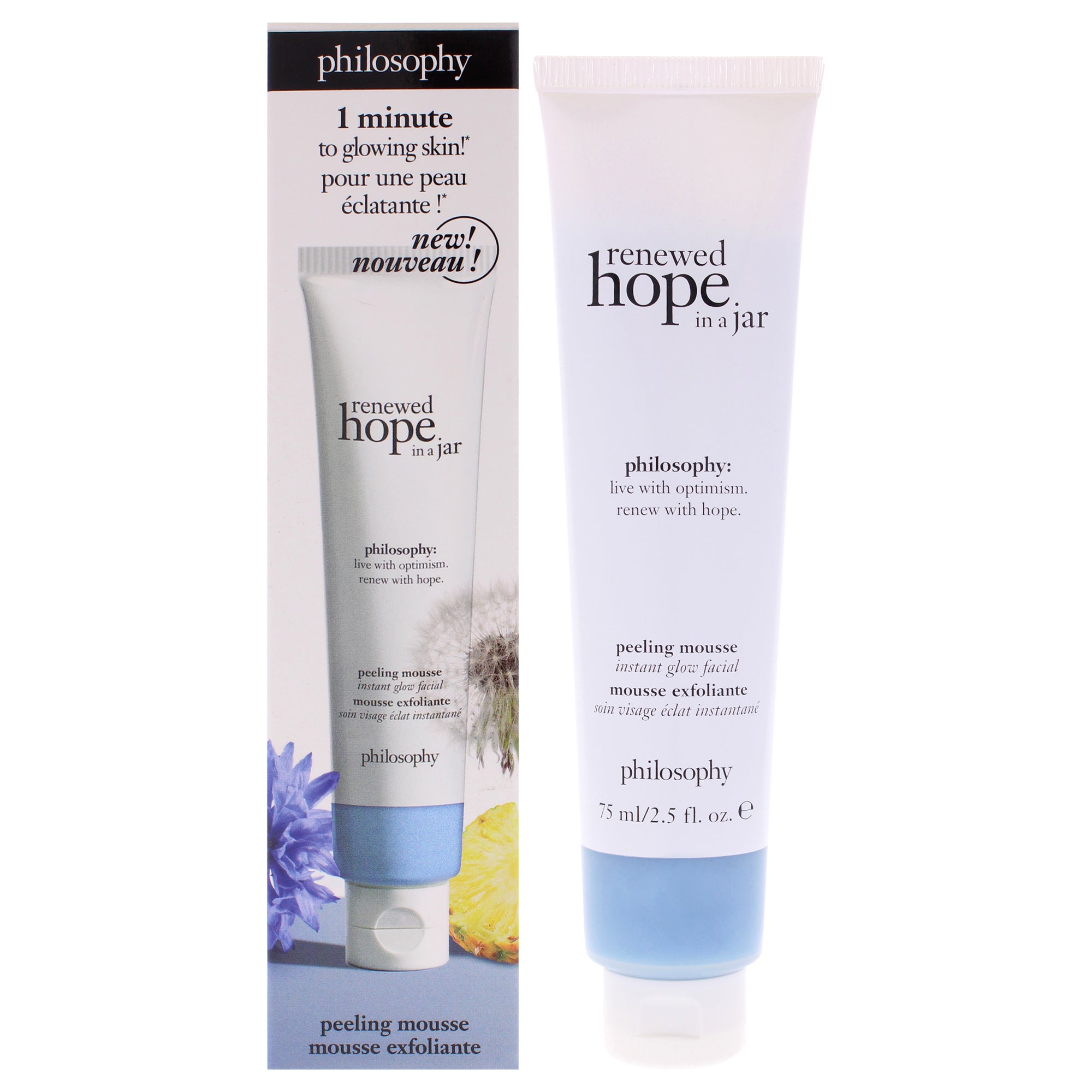 Renewed Hope In A Jar Peeling Mousse by Philosophy for Women - 2.5 oz Exfoliator
