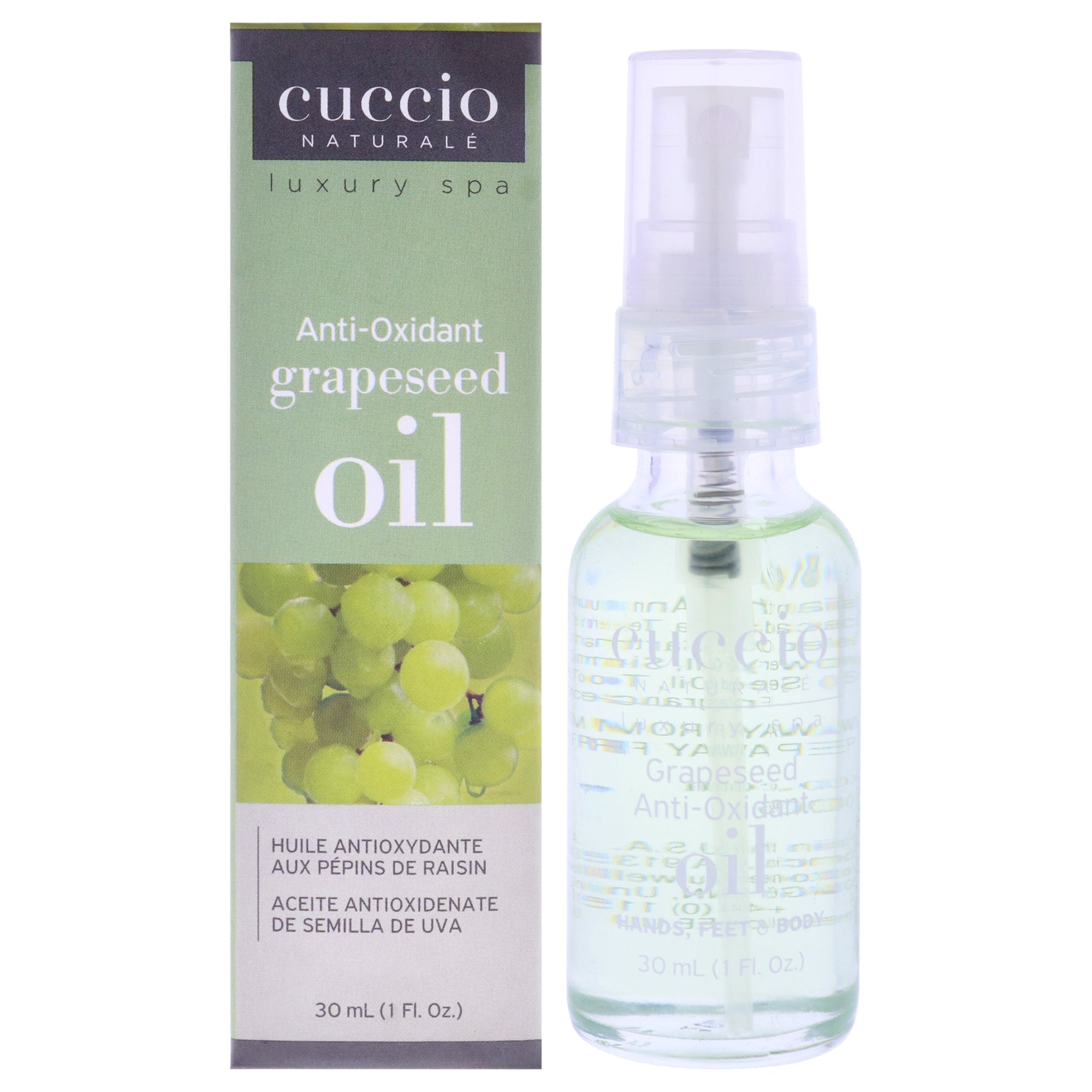 Grapeseed Anti-Oxidant Oil by Cuccio Naturale for Women - 1 oz Oil