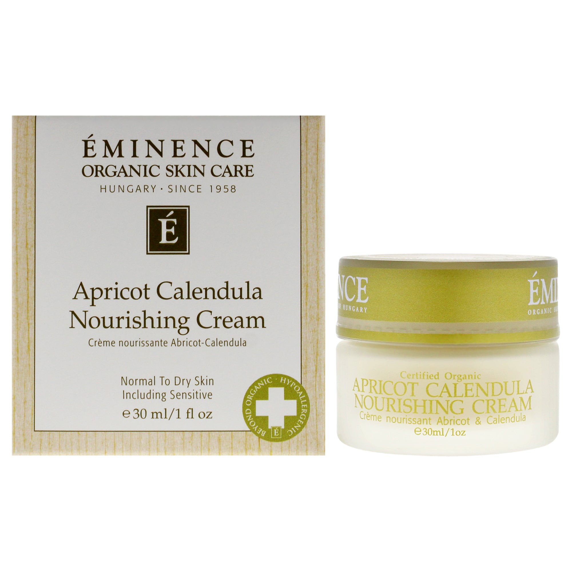 Apricot Calendula Nourishing Cream by Eminence for Unisex - 1 oz Cream