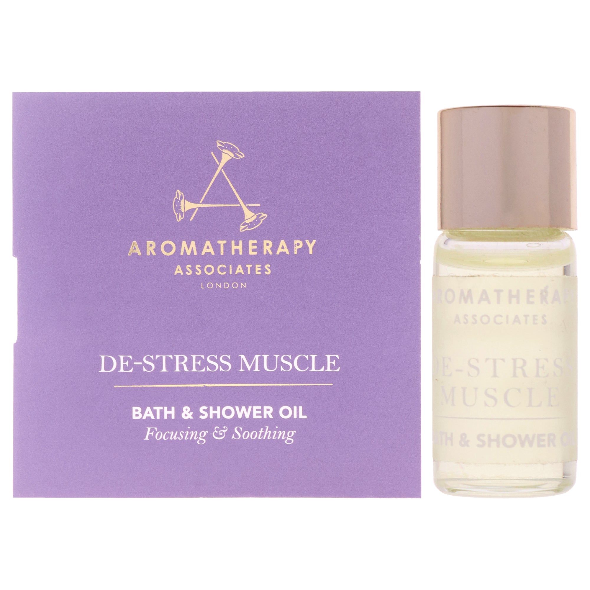 De-Stress Muscle Bath and Shower Oil by Aromatherapy Associates for Unisex - 0.1 oz Oil