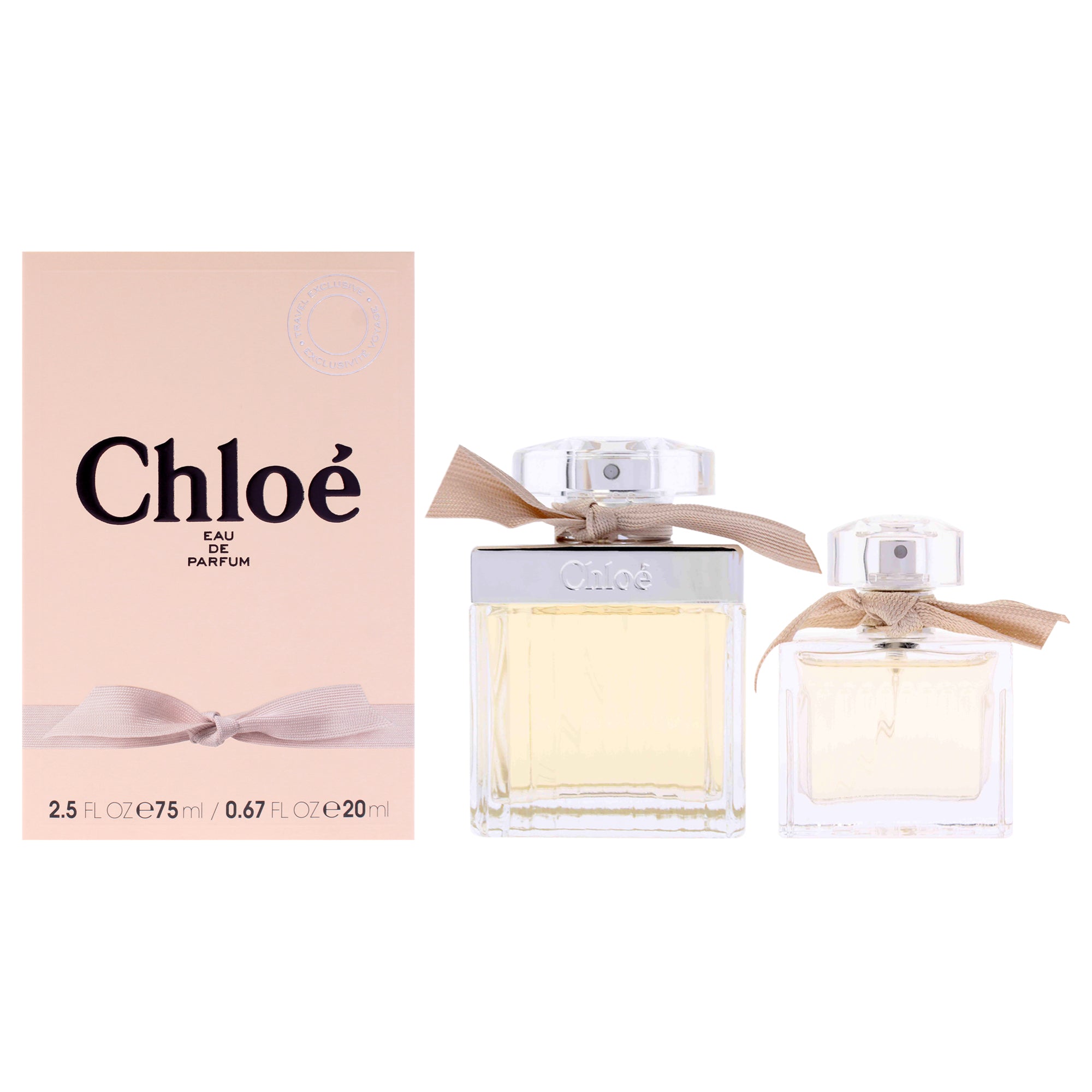 Chloe by Chloe for Women - 2 Pc Gift Set 2.5oz EDP Spray, 0.67oz EDP Mini Spray