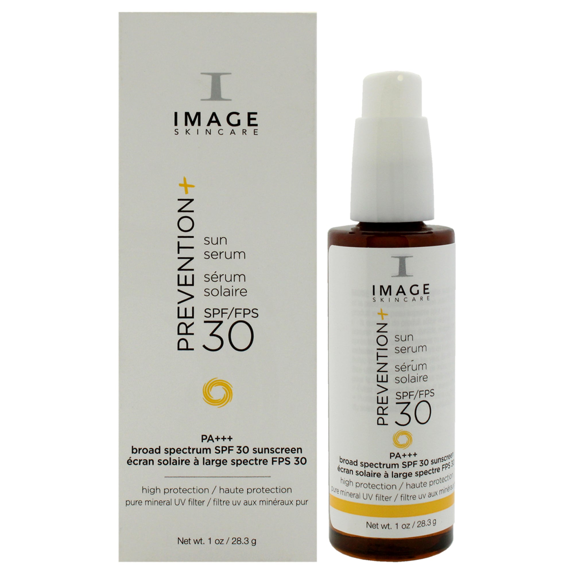 Prevention Plus Sun Serum SPF30 PA Plus by Image for Unisex - 1 oz Sunscreen