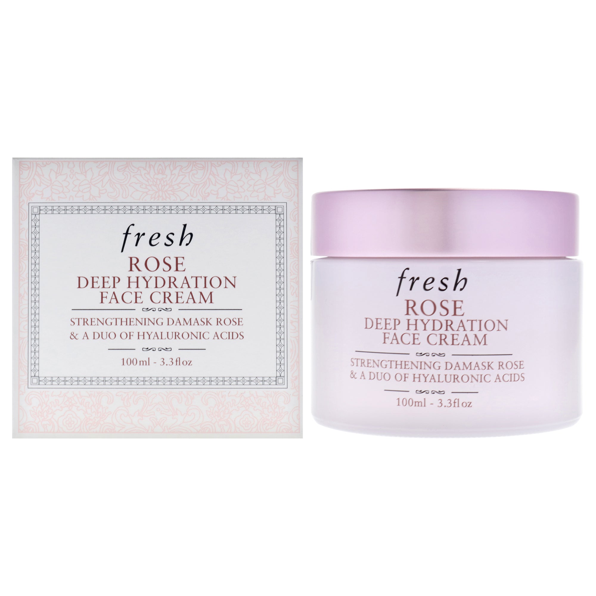 Rose Deep Hydration Face Cream by Fresh for Women - 3.3 oz Cream