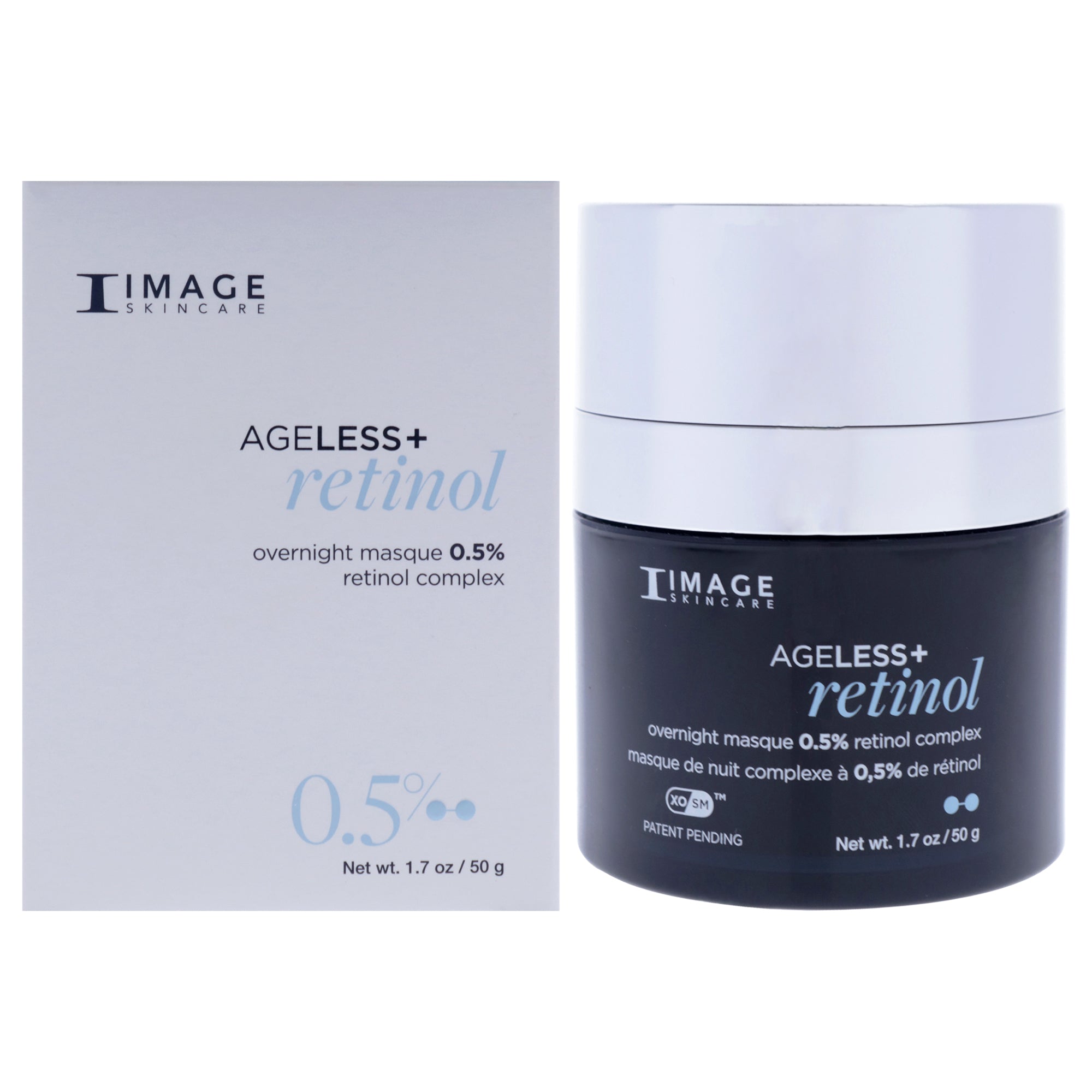 Ageless Plus Overnight Masque 0.5 Percent Retinol Complex by Image for Unisex - 1.7 oz Mask