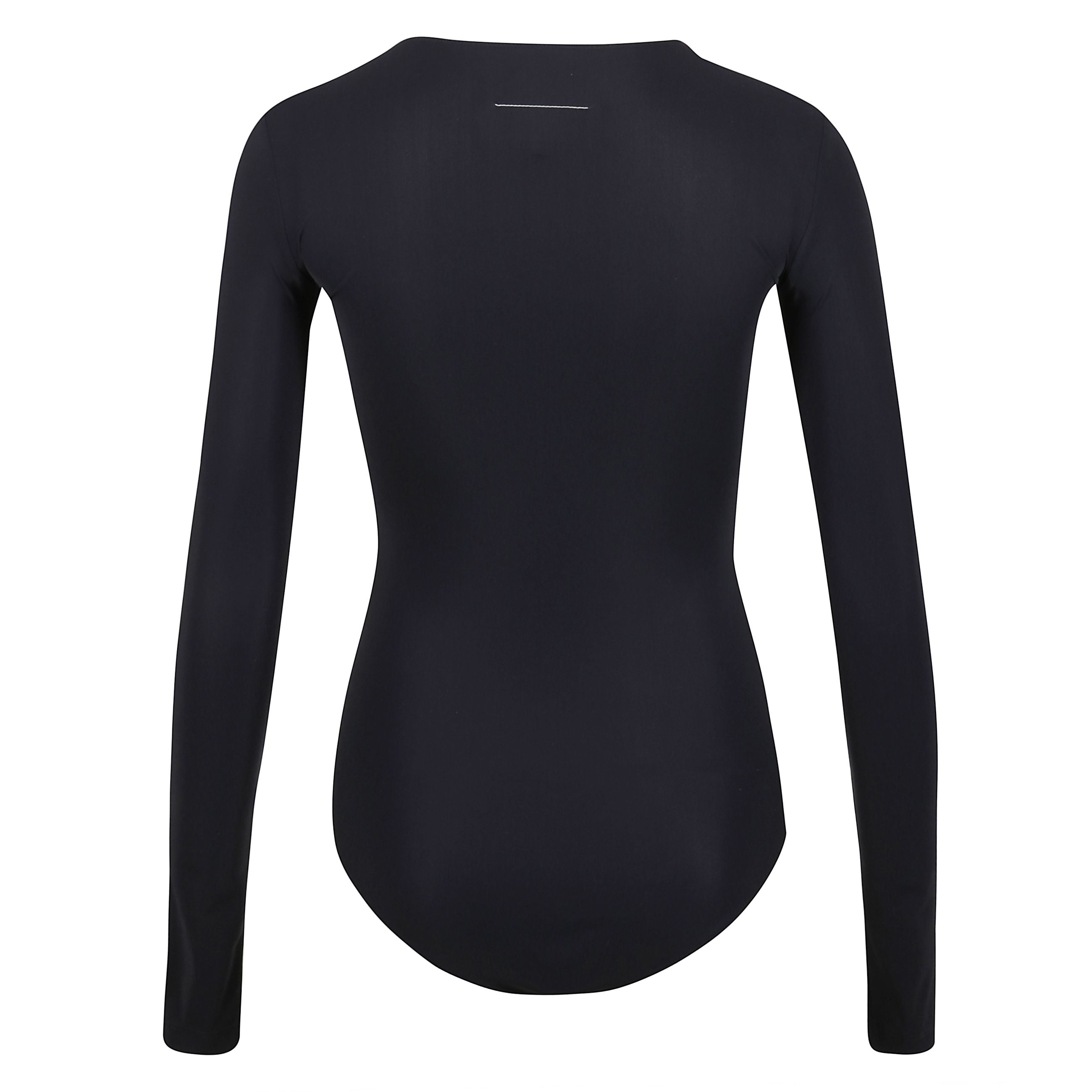 Body a maniche lunghe con scollo rotondo. design elasticizzato che aderisce al corpo.