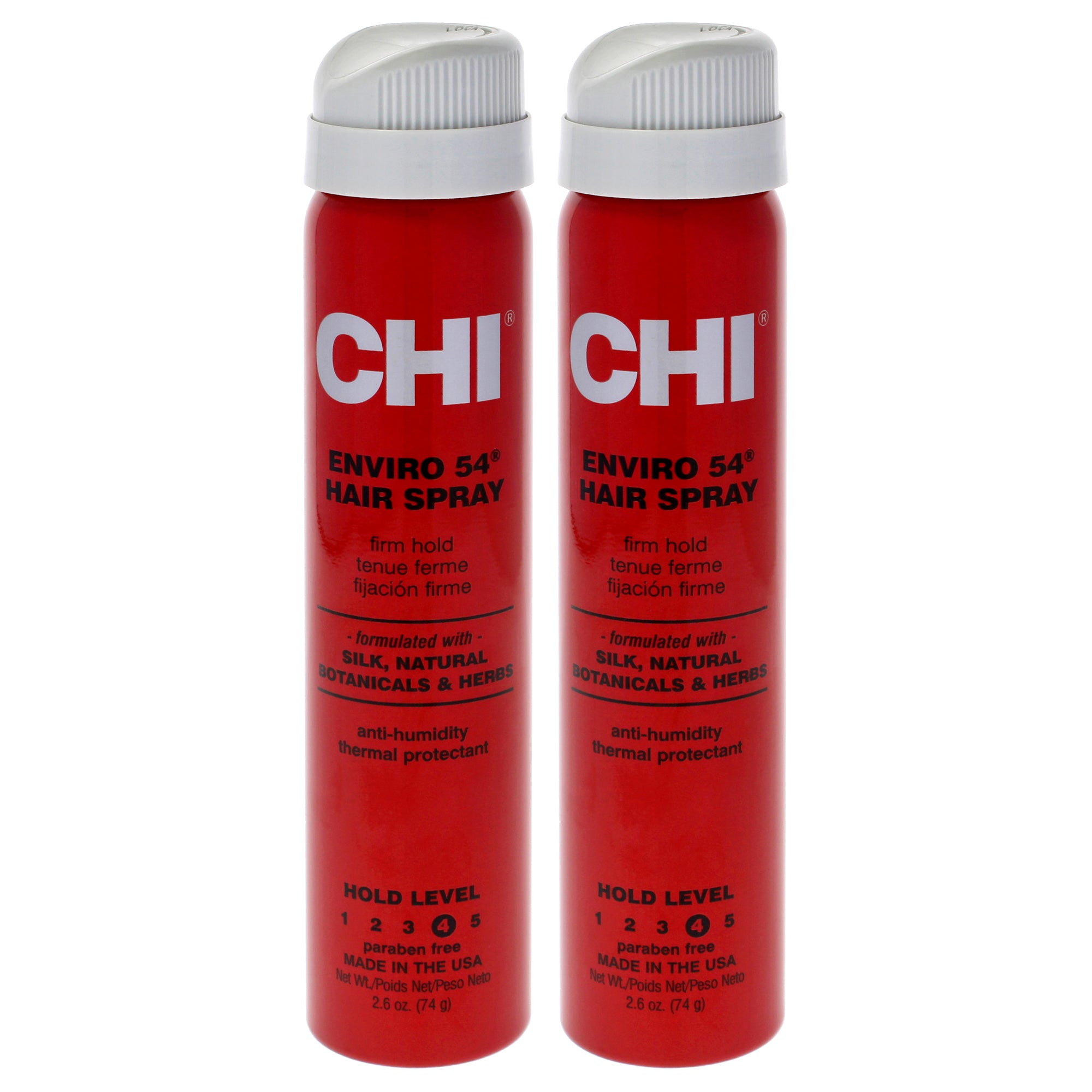 Enviro 54 Firm Hold Hair Spray by CHI for Unisex - 2.6 oz Hair Spray  - Pack of 2