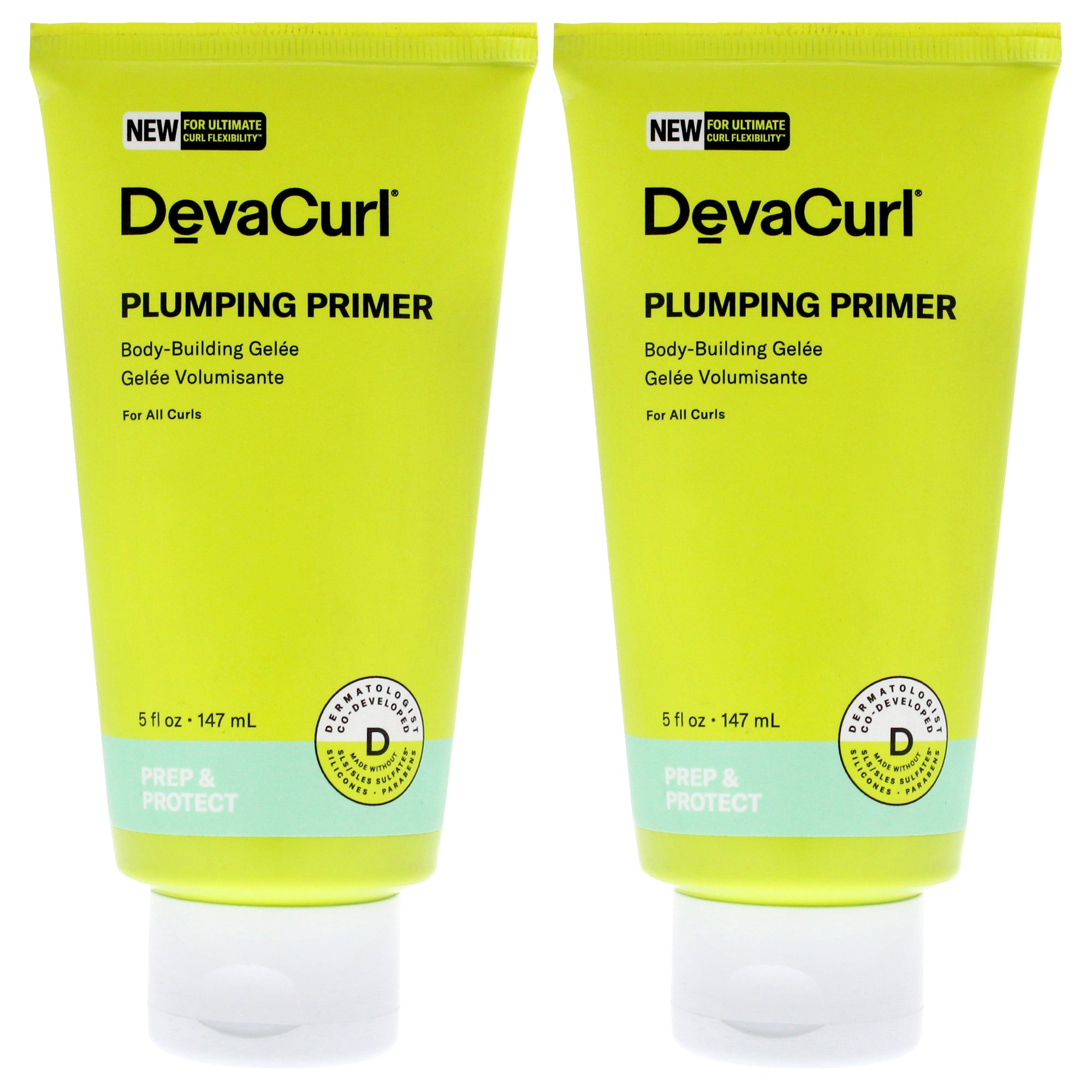 Plumping Primer Gel-NP by DevaCurl for Unisex - 5 Gel - Pack of 2