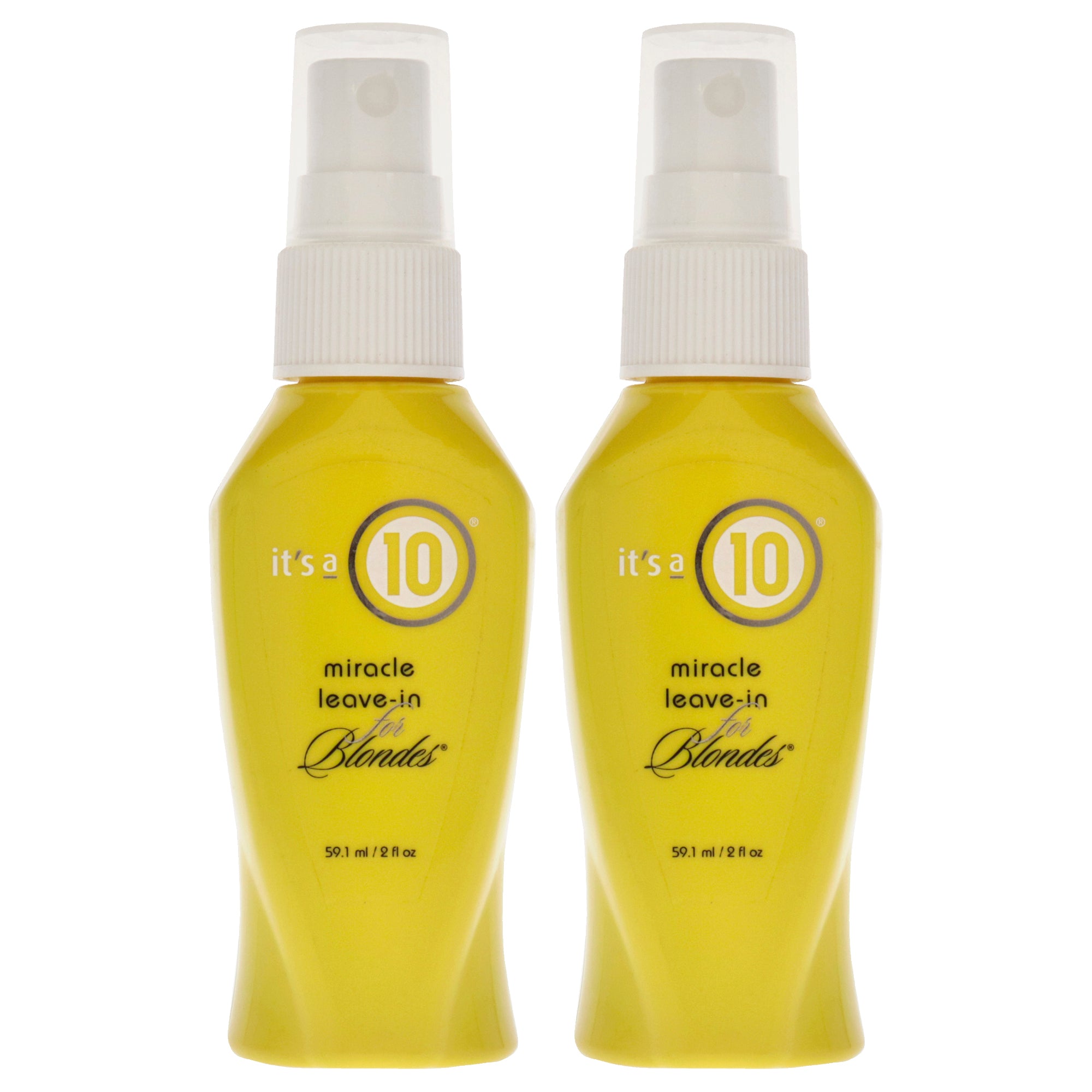 Miracle Leave-In for Blondes by Its A 10 for Unisex - 2 oz Treatment - Pack of 2