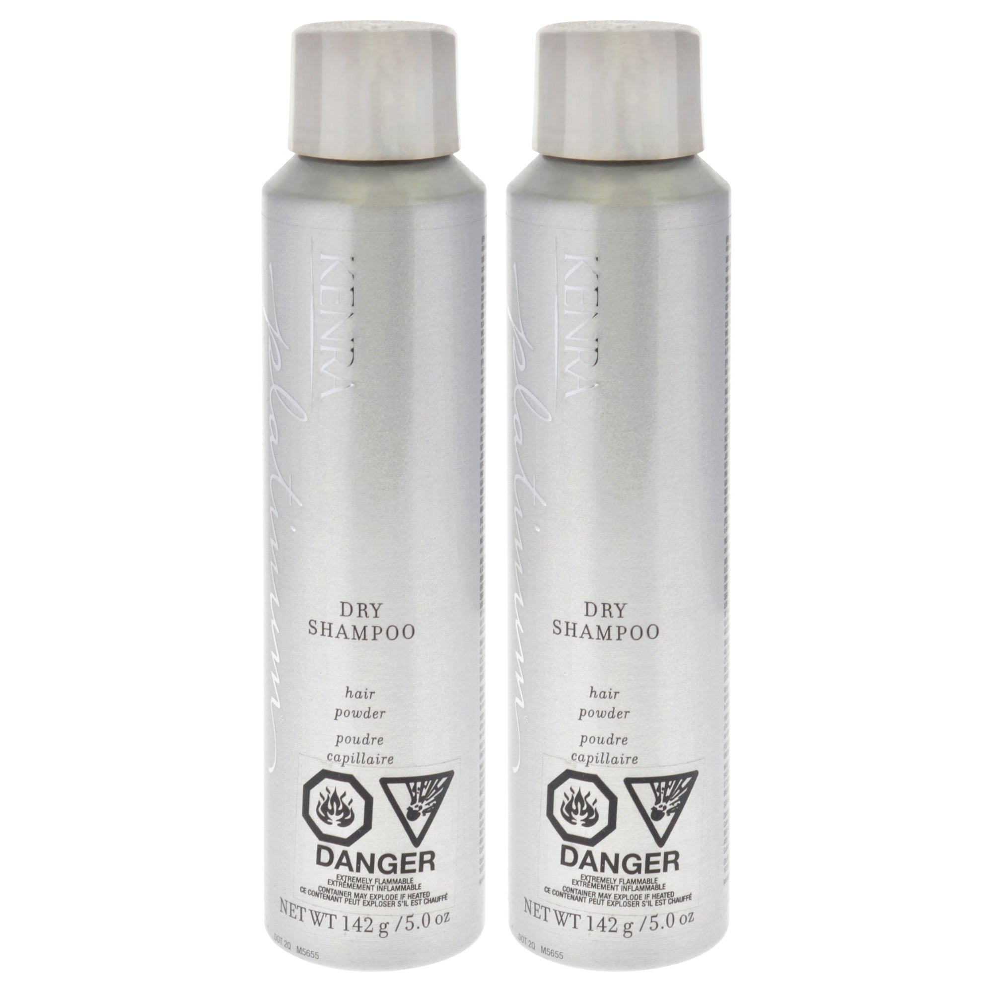 Platinum Dry Shampoo by Kenra for Unisex - 5 Dry Shampoo - Pack of 2