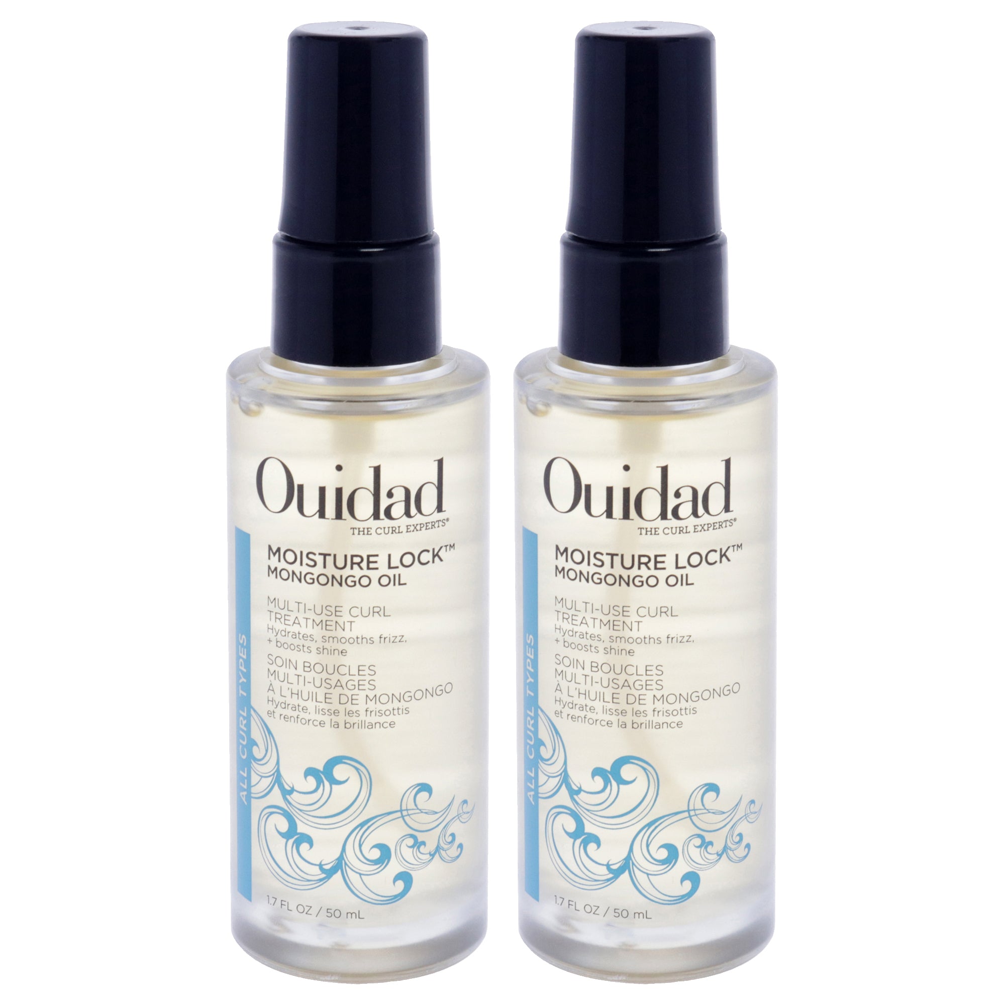 Moisture Lock Mongongo Oil by Ouidad for Unisex - 1.7 oz Oil - Pack of 2