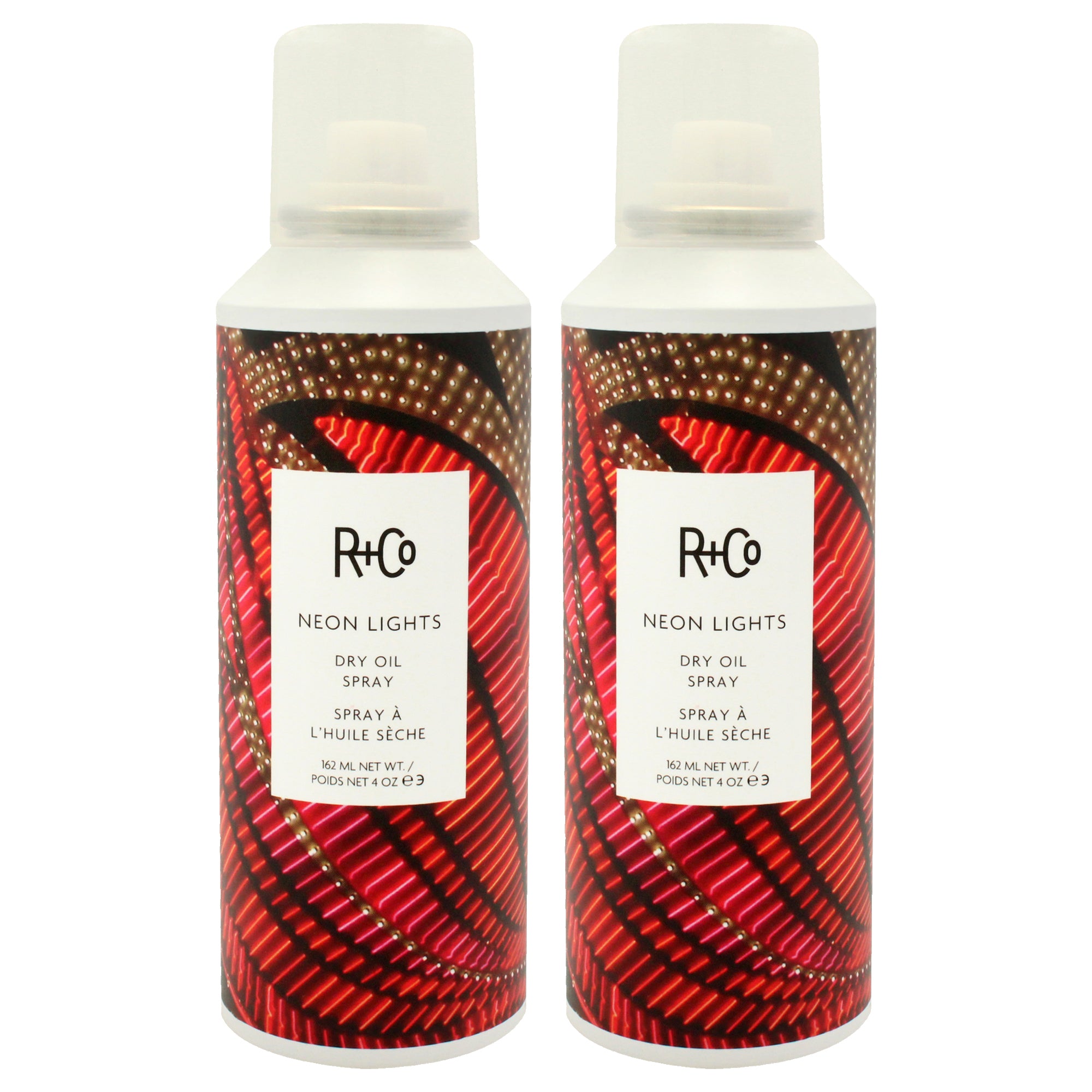 Neon Lights Dry Oil Spray by R+Co for Unisex - 4 oz Spray - Pack of 2